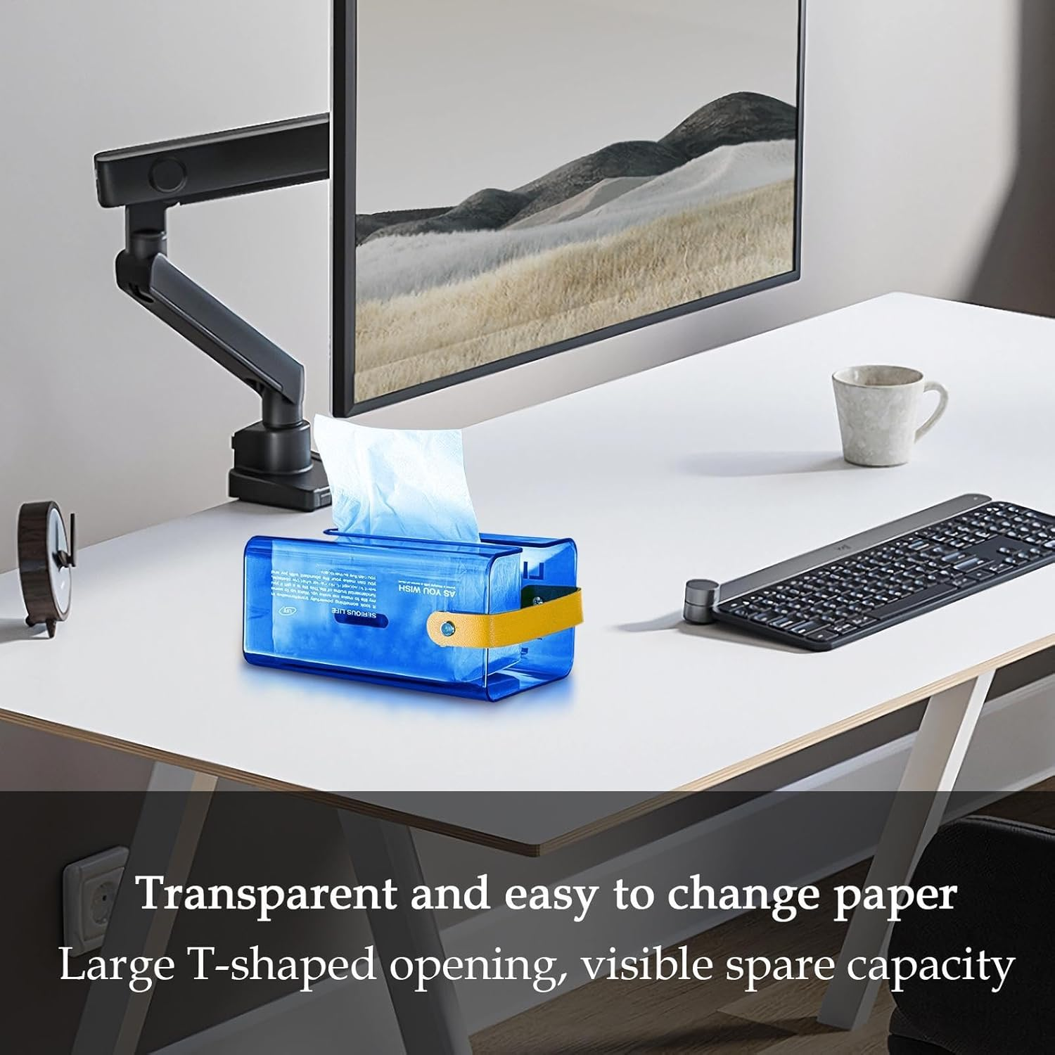 Wipes Dispenser for Bathroom, No Punch Wipe Tissue Storage, Refillable Wipes Container, Bathroom Wipe Dispenser, Kitchen Wipes Storage Box, Home Wipes Dispenser, Tissue Storage Case, Wipe Tissue Box