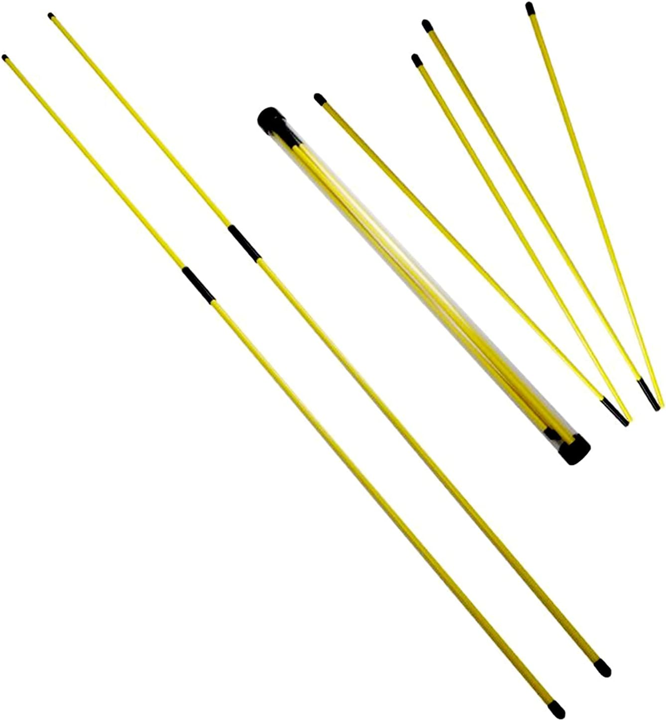 Staright 2Pcs Folding Golf Alignment Sticks Golf Indicator Golf Training Equipment Accessories image number 4