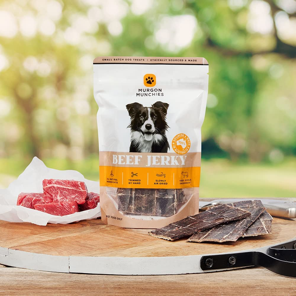 Beef Jerky Dog Treats | 100% Aussie Beef, Air-Dried, High Protein, Natural Chew image number 5