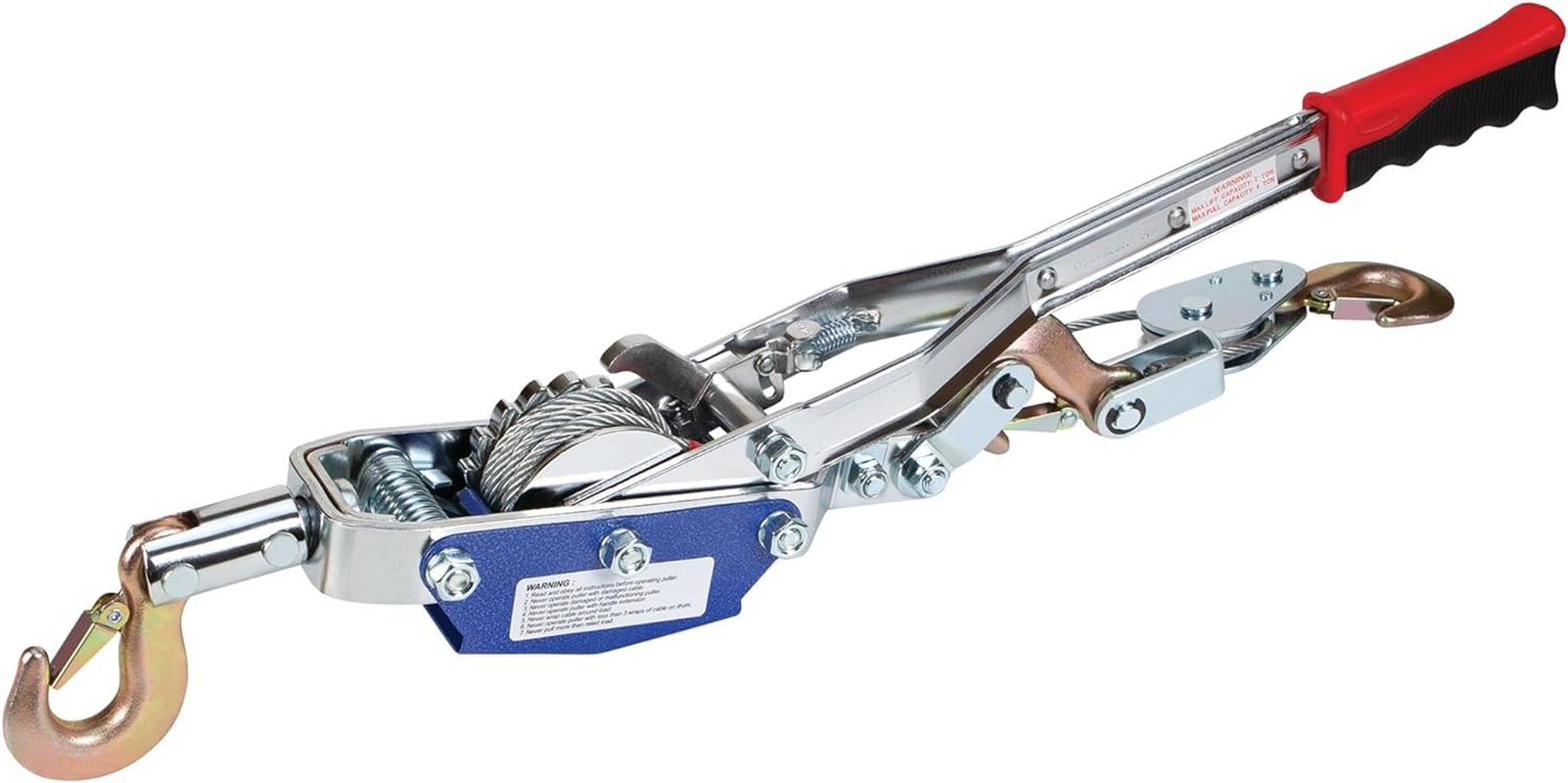 Performance Tool W4000DB Power Puller - 2 Ton Capacity Winch, 12' Aircraft Cable & Automatic Notch for Time Releases image number 3