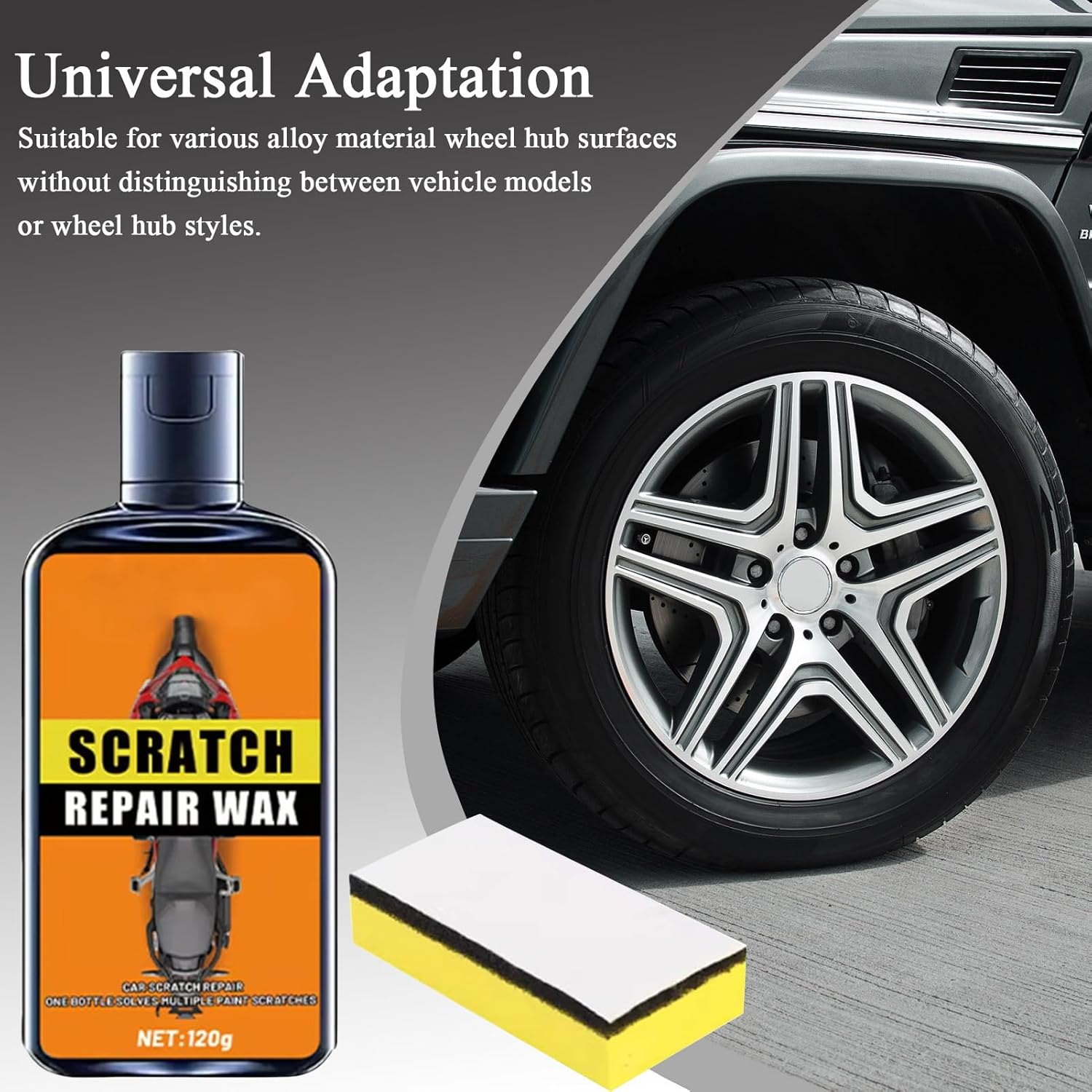 Erconsso Alloy Wheel Polish | Professional Paste Cream Maintenance - Car Alloy Wheel Cleaner and Restorer,For Car Vehicle Automotive Outdoor Home Seasonal image number 1