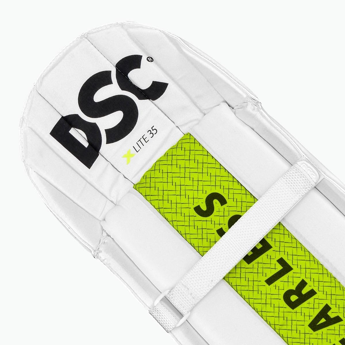 DSC Xlite 35 Cricket Wicket Keeping LEGGUARD | Color: White | Size: Mens | Material: Premium PU | PU Facing | Bolsters | Highly Comfortable & Perfect image number 2