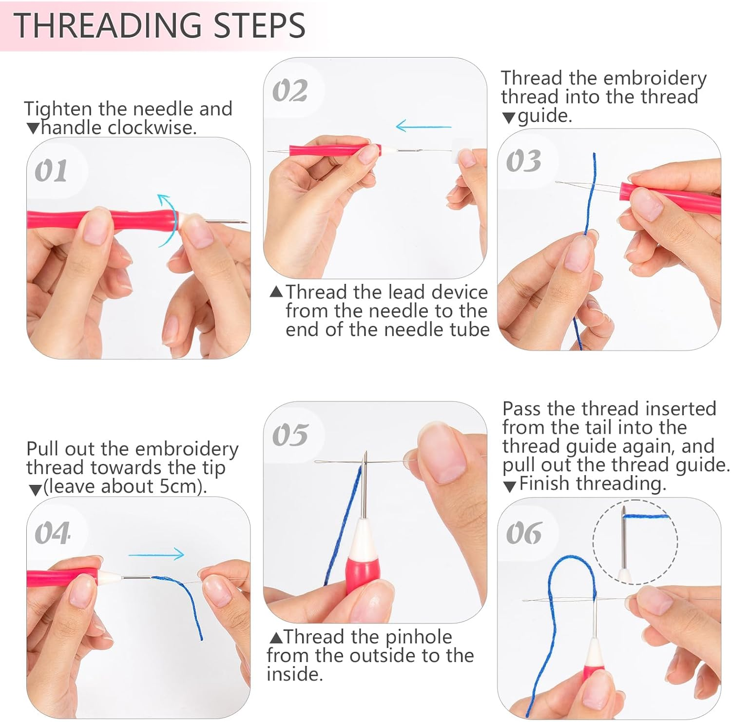 Punch Needle Kit for Beginners Starter Sloth Pattern Handcraft DIY Embroidery Craft with Instructions Hoop for Adults and Kids Festival Gift and Decoration image number 1