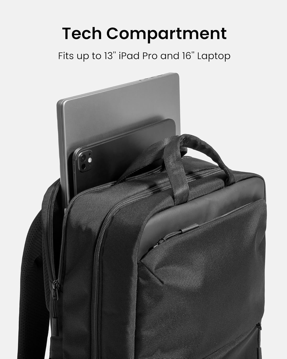 Tomtoc Laptop Backpack, 15.6-16 Inch Laptop Bag for Men Women, 24L Everyday Computer Backpack for 16'' Macbook Pro M4, Daypack for Work, Commute, Business, College, Weekend Trip image number 6