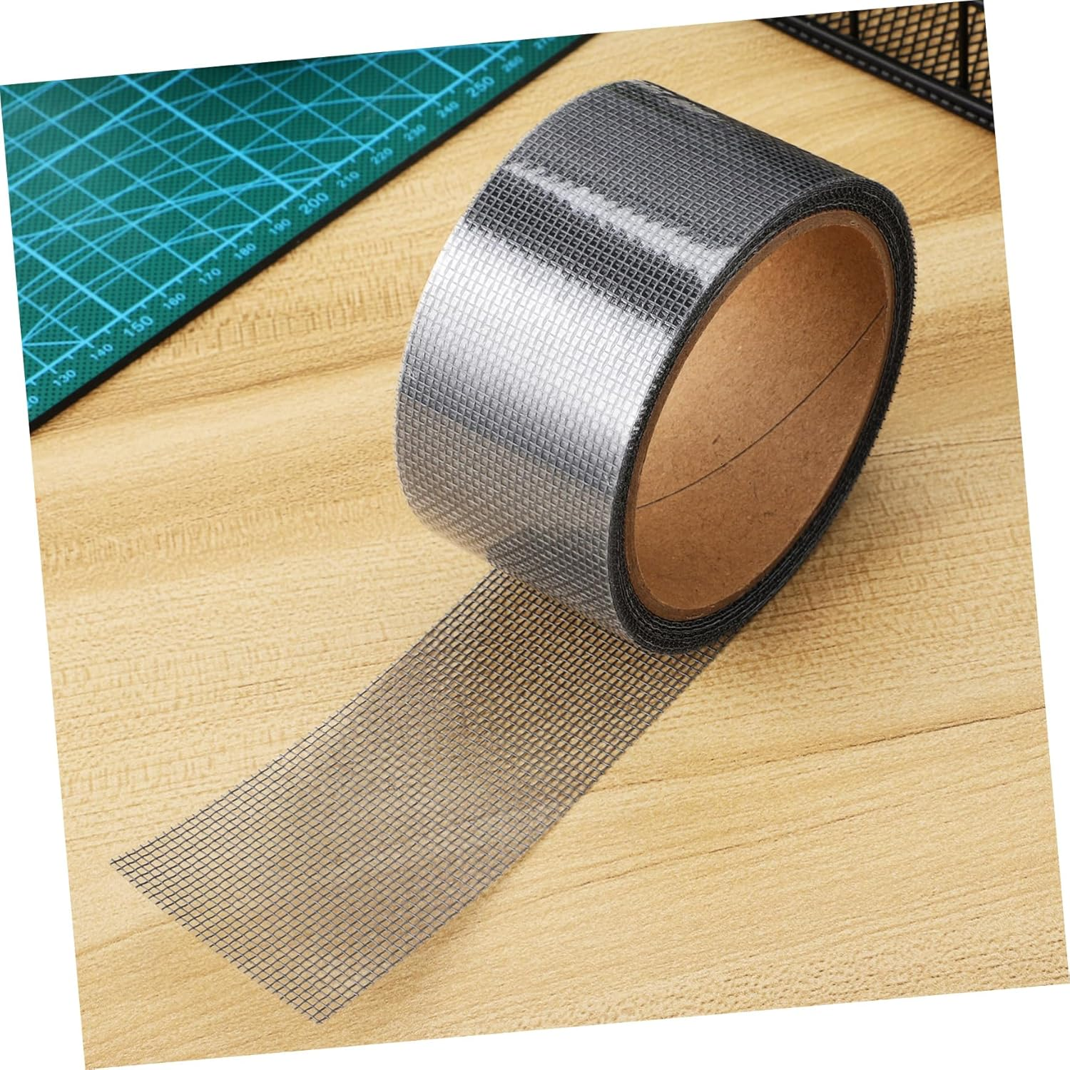 Screen Mesh Repair Tape Self-Adhesive Window Screen Repair Kit 5Cm X 5M Grey Easy to Use for Home and Outdoor Applications image number 6
