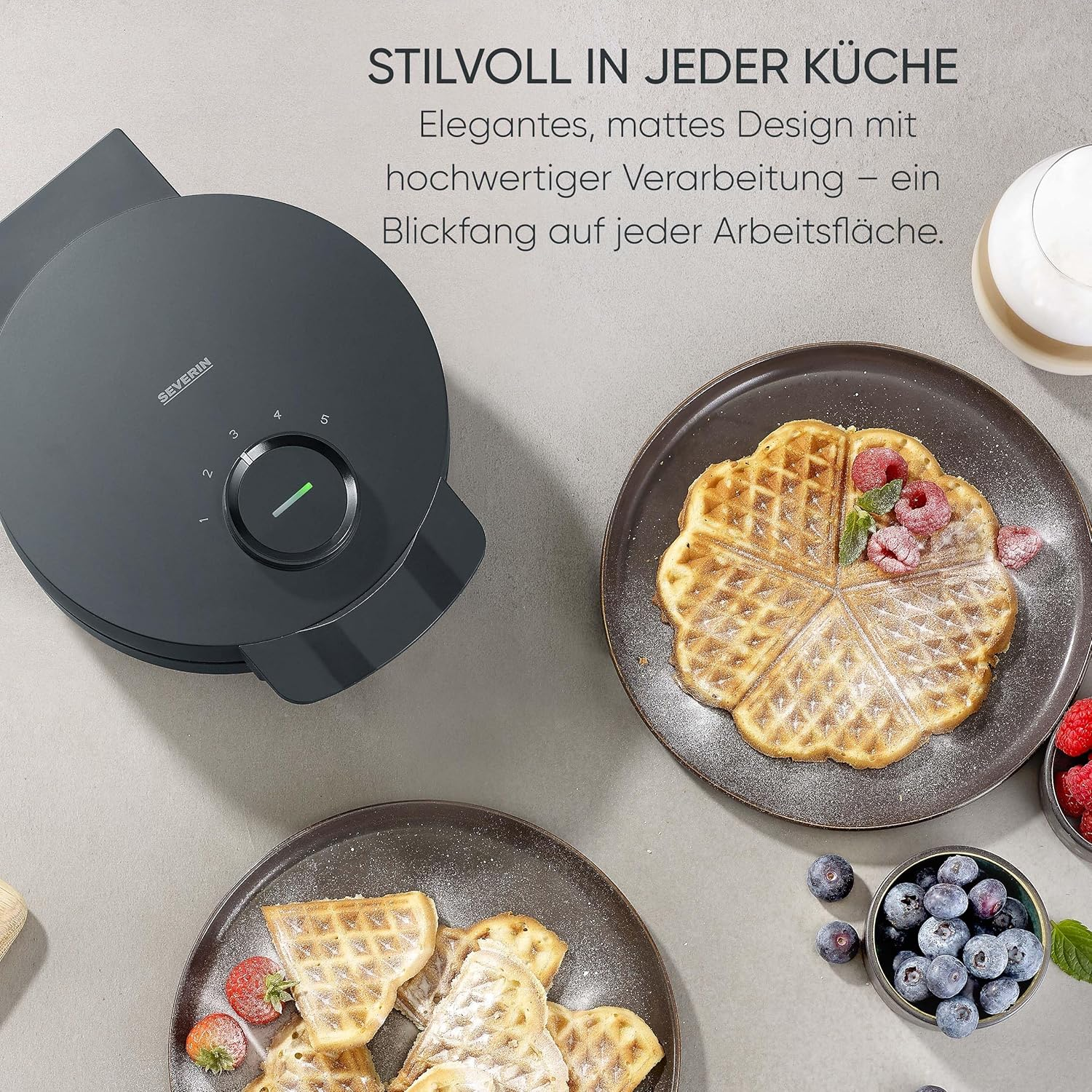 Severin Hair Dryer S-Style Speed Pro, Powerful and Durable, with Ion Technology, Diffuser and Concentrator, 2000W, Anthracite, Ht 0171