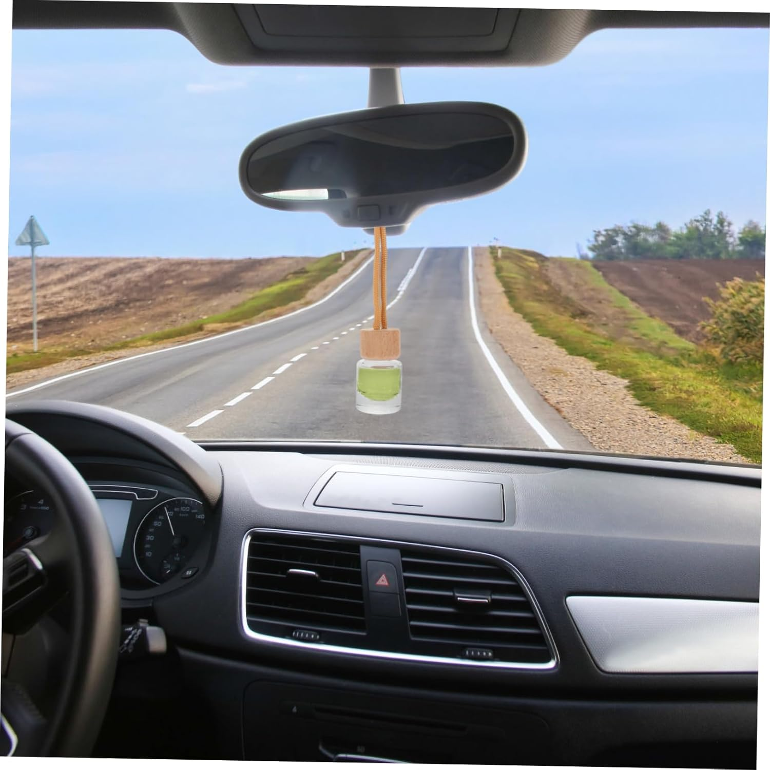 10Pcs Perfume Bottle Pendant Car Diffuser Empty Glass Bottles for Car Air Freshener Little Containers image number 3