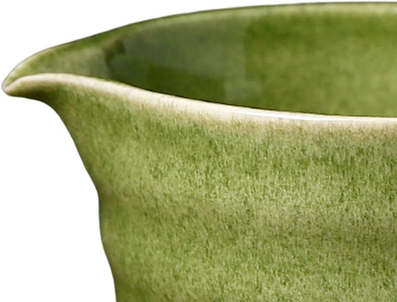 Siabiced Ceramic Matcha Bowl, Japanese Teacup 450Ml, Chawan Tea Making Tools, Traditional Handmade Porcelain Tea Bowl For, Dark Green image number 1