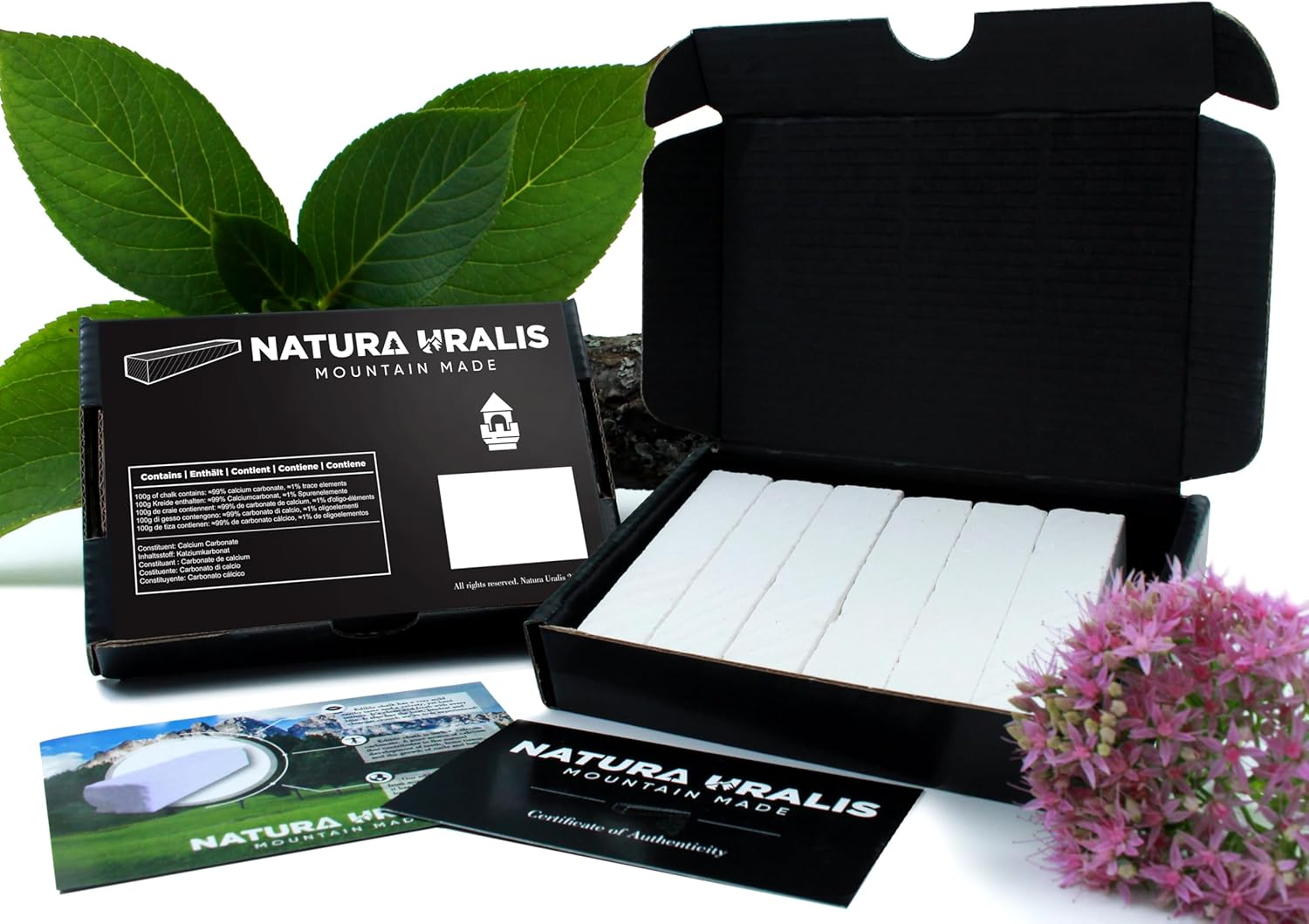 Premium Belgorod Sawn Chalk | 200G of White Chalk Bars - Amazing Crunch, Satisfying Earthy, Velvety and Firm Texture, ASMR Sensation, Natural Calcium Carbonate image number 2