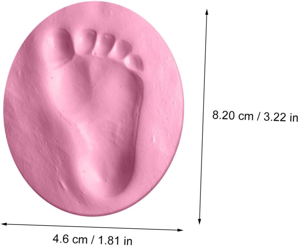 4Pcs Hand Footprint Keepsake Kit for Newborns Family Handprint Kit Footprint Ornament image number 6