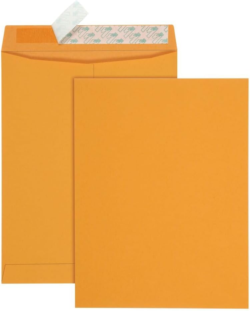 Quality Park 10 X 13 Catalog Envelopes with Self Seal Closure, 28 Lb Brown Kraft, Great Option for Mailing, Storage and Organizing, 100 per Box (44762) - White image number 2