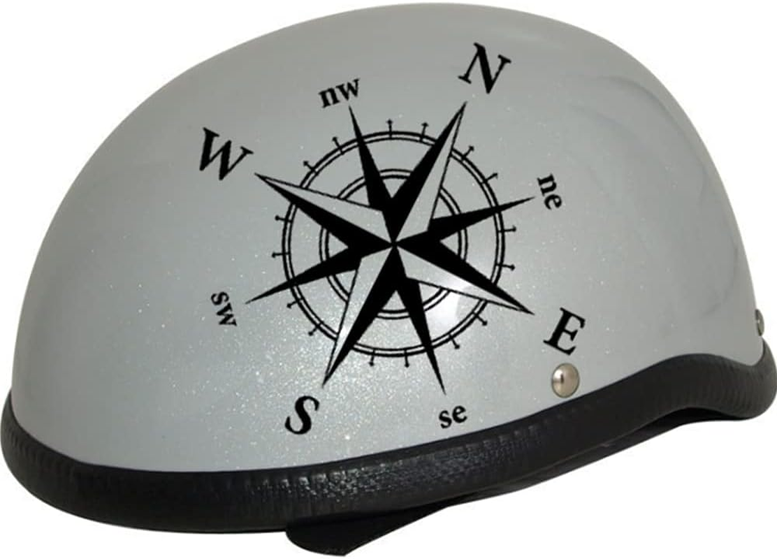 YAHAO 2 Pcs Compass Car Stickers Waterproof Vinyl Decals for All Motorhome Truck Van Car Bumper Decal 15Cm*15Cm Matt Black image number 4