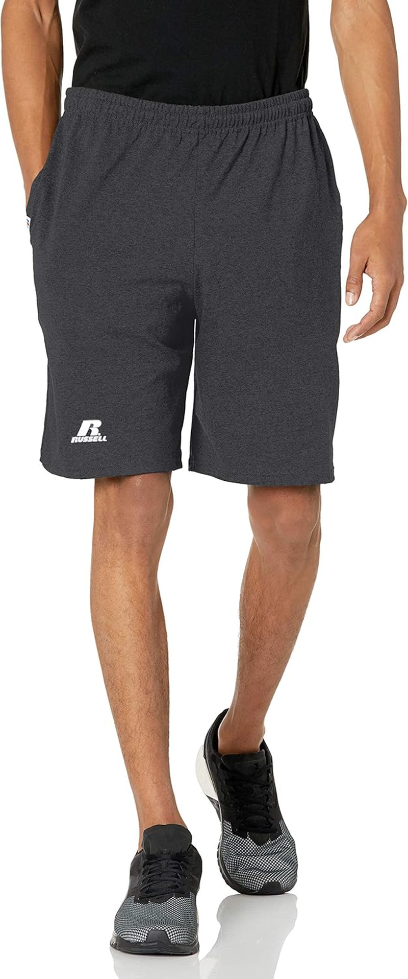 Russell Athletic Men'S Cotton Baseline Short with Pockets image number 4