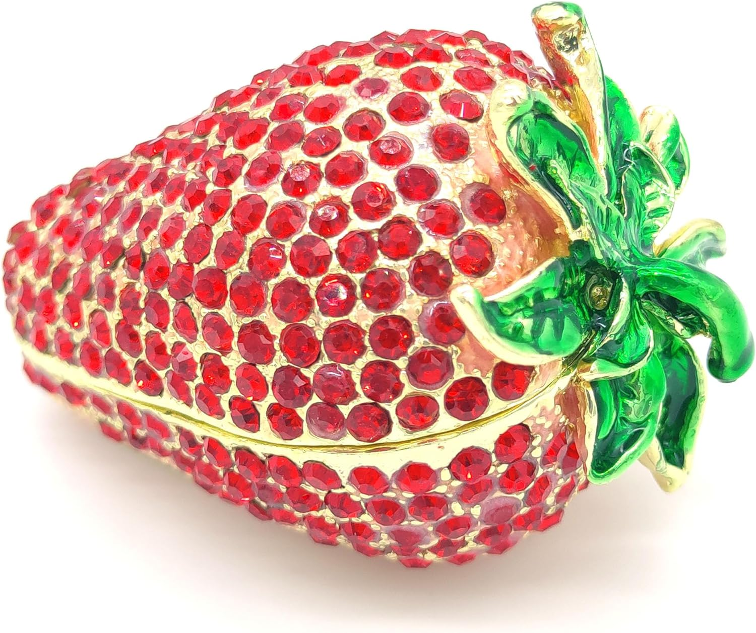 Strawberry Jewelry Trinket Box Hinged Unique Gifts for Women Handmade Home Decor(Pro)