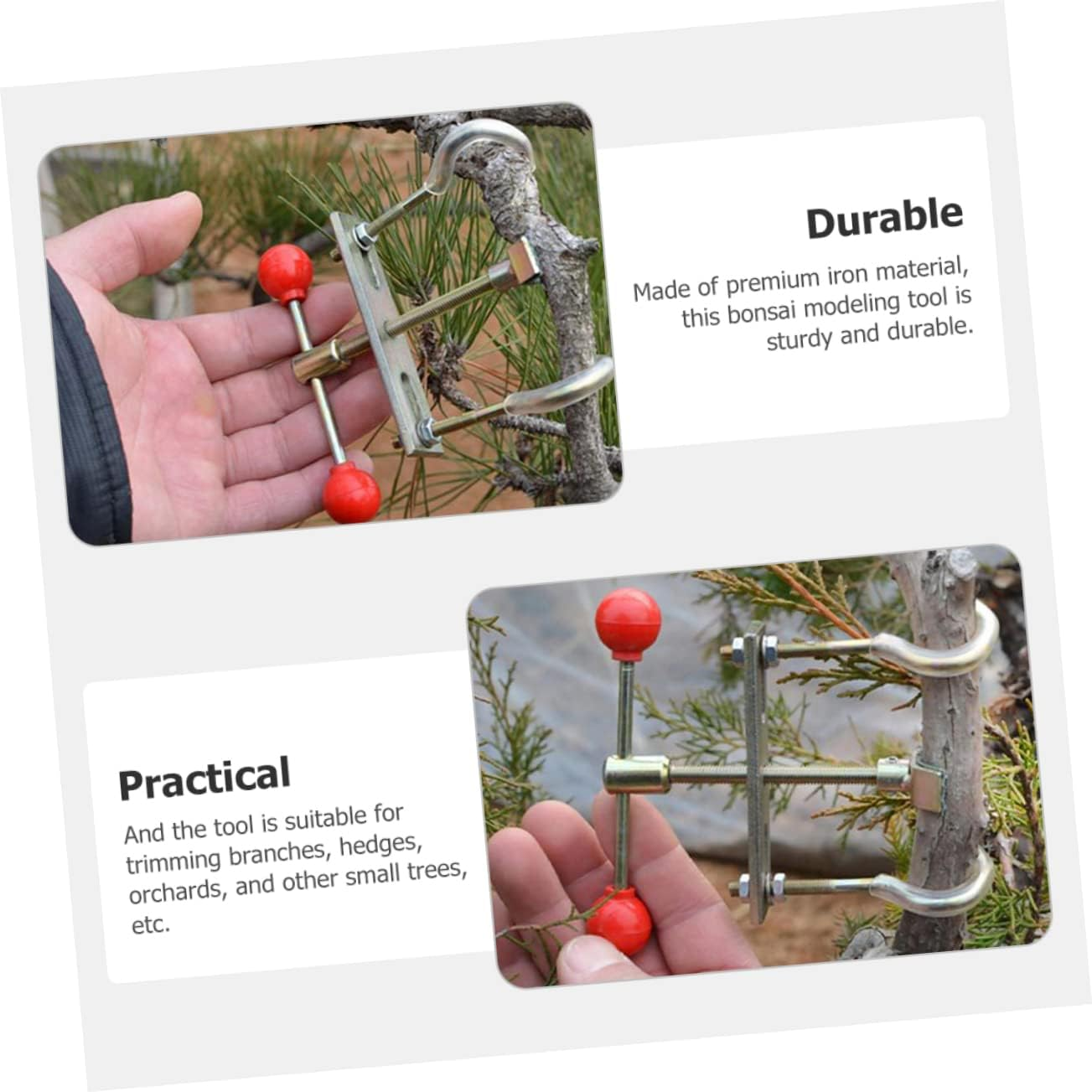 Bonsai Branch Bender and Pruner Outdoor Garden Styling Tool for Plant Modeling with Branch Shaper &ndash; Adjustable Handheld Accessory image number 3