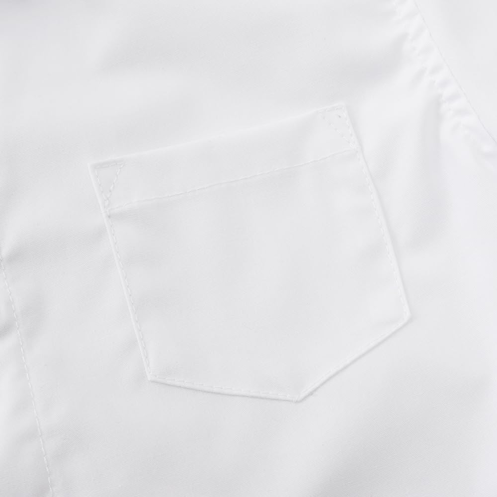 Spring&Gege Boys Short Sleeve Dress Shirts Stretch Wrinkle Free Casual Button down Shirts image number 2