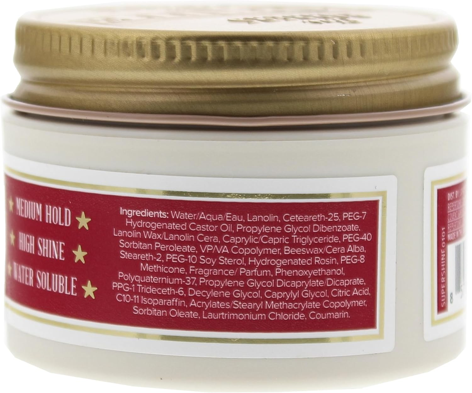 Layrite Supershine Cream Pomade, White, 1.5 Oz image number 3