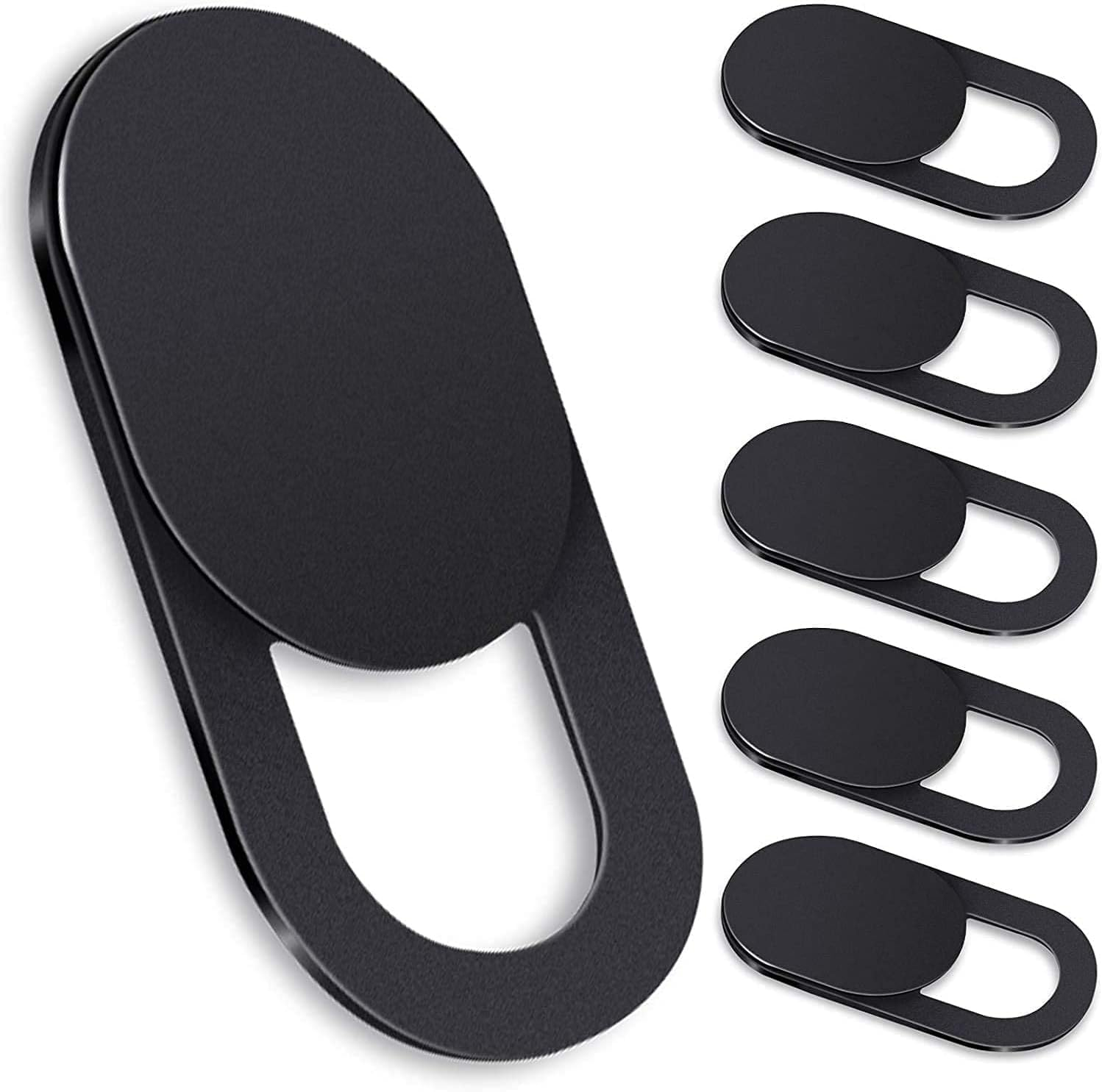 Webcam Cover Slide, Upgrade Ultra-Thin Camera Covers Compatible for Laptop Apple Macbook Ipad Pro Imac Cell Phone -Protect Your Privacy Security(6-Pack) image number 1