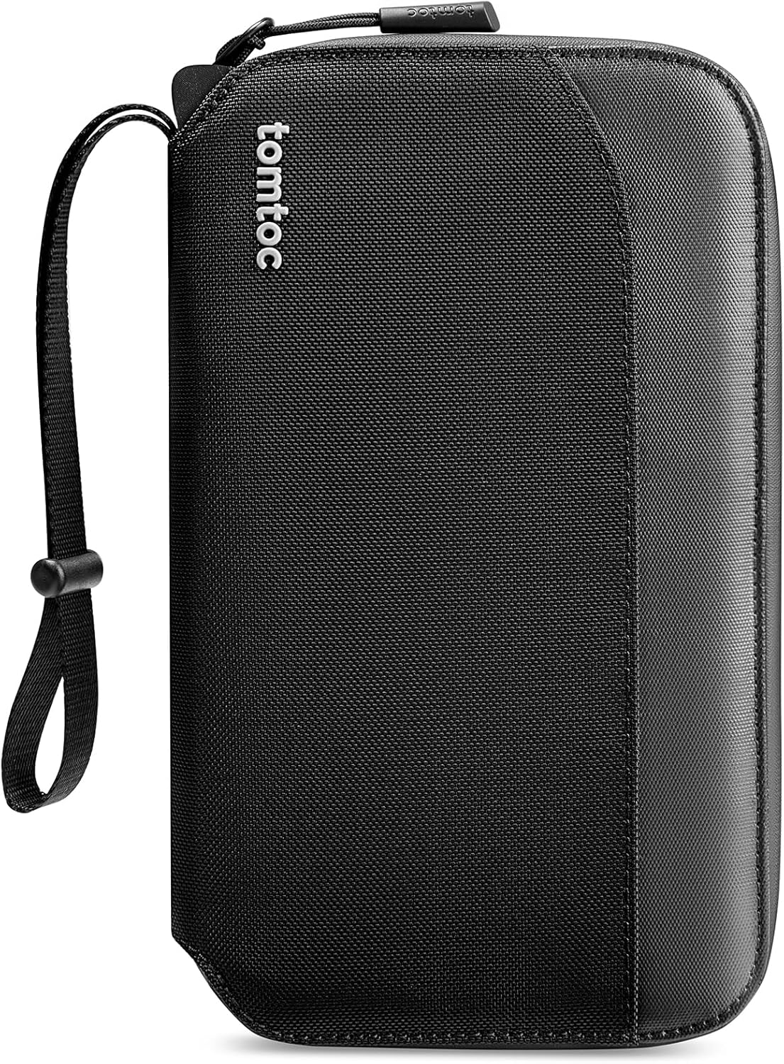 Tomtoc Family Passport Holder for 4 Passports with a Sim Card Holder and Eject Pin, RFID Blocking Travel Wallet for Flight Tickets, Id/Credit Card, Money, Waterproof Passport Cover with Wrist Strap