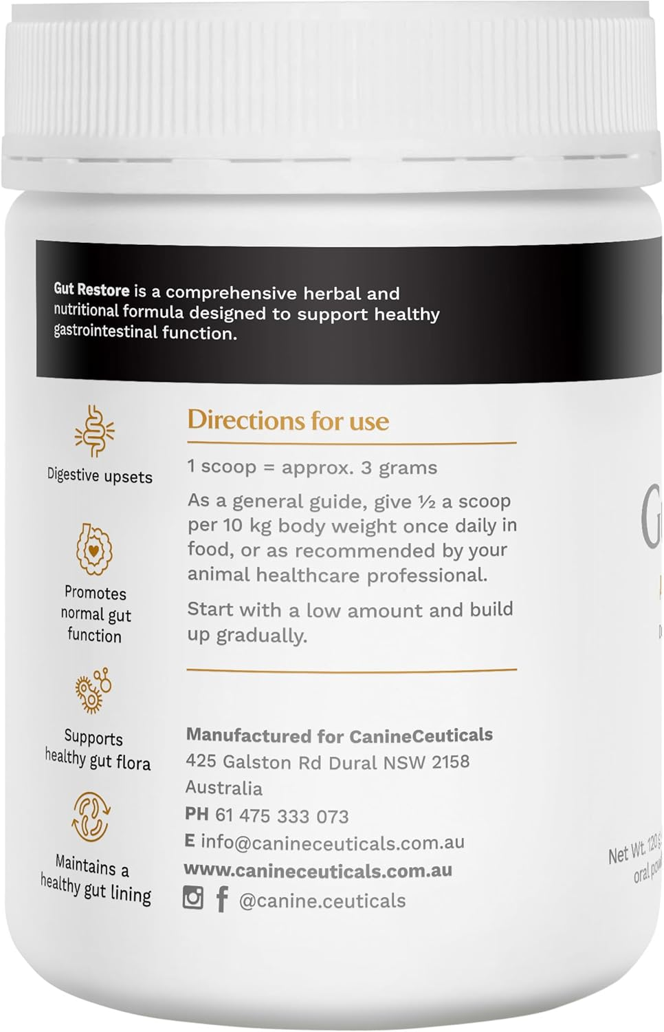 Canineceuticals - the Ultimate Gut Bundle - Digestive Health Support for Dogs - Restore Healthy Intestinal Flora - Promote Gut Healing & Repair - Reduce Inflammation - Normalise Bowel Movements image number 1