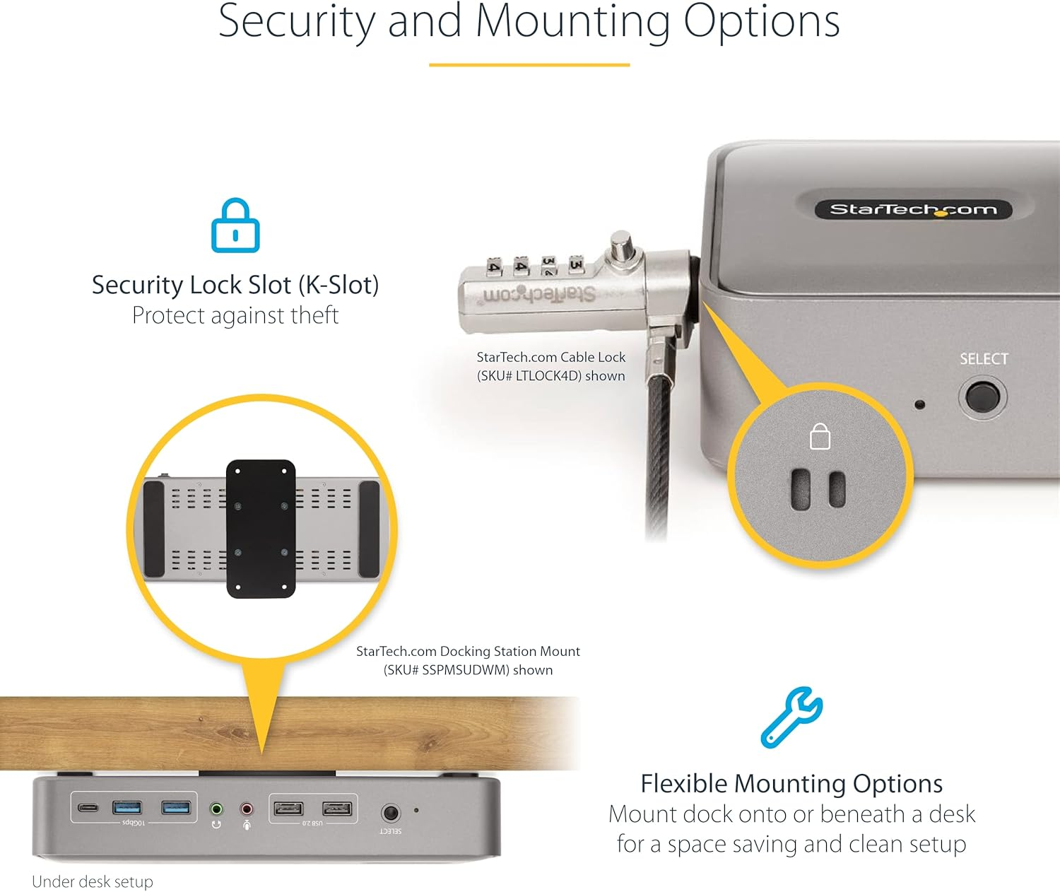 Startech.Com Dual-Laptop USB-C KVM Docking Station, Dual Monitor 4K 60Hz Displayport, 5-Port USB Hub, Gbe, 90W/45W Power Delivery, Windows/Mac