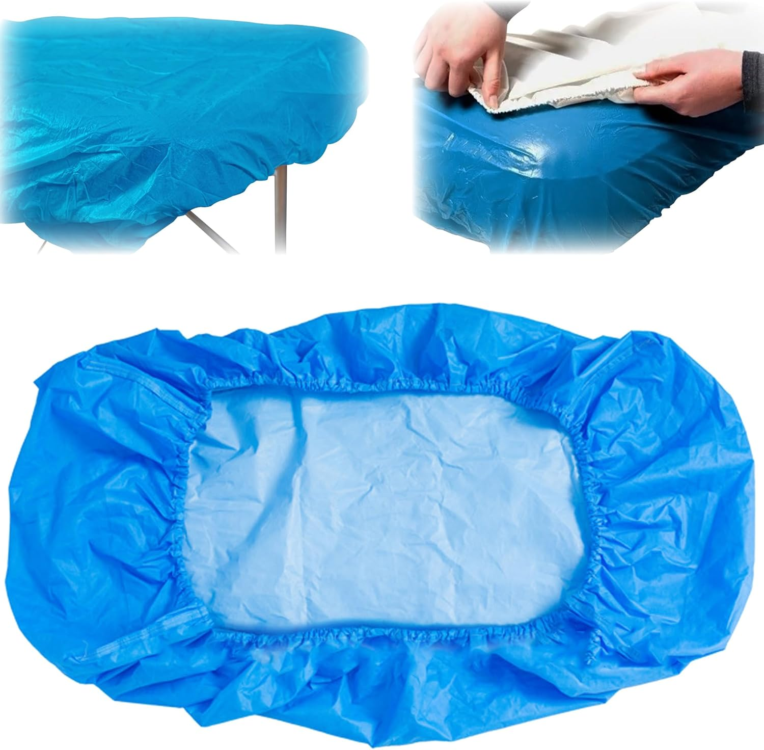 AMZ Medical Supply Disposable Massage Table Sheets, 82.6 X 35.4 X 7.8 Inches. Pack of 10 Waterproof CPE Tattoo Bed Covers for Spa, Hospital, Tattoo Parlor image number 5