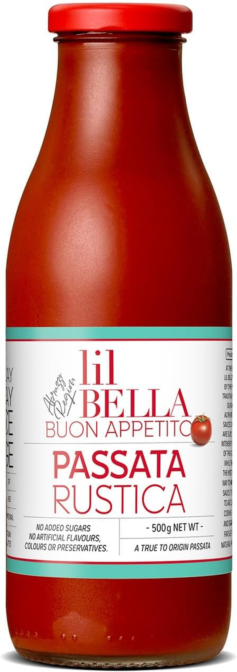 Lil Bella Buon Appetito Passata Rustica Pasta Sauce 500 G
