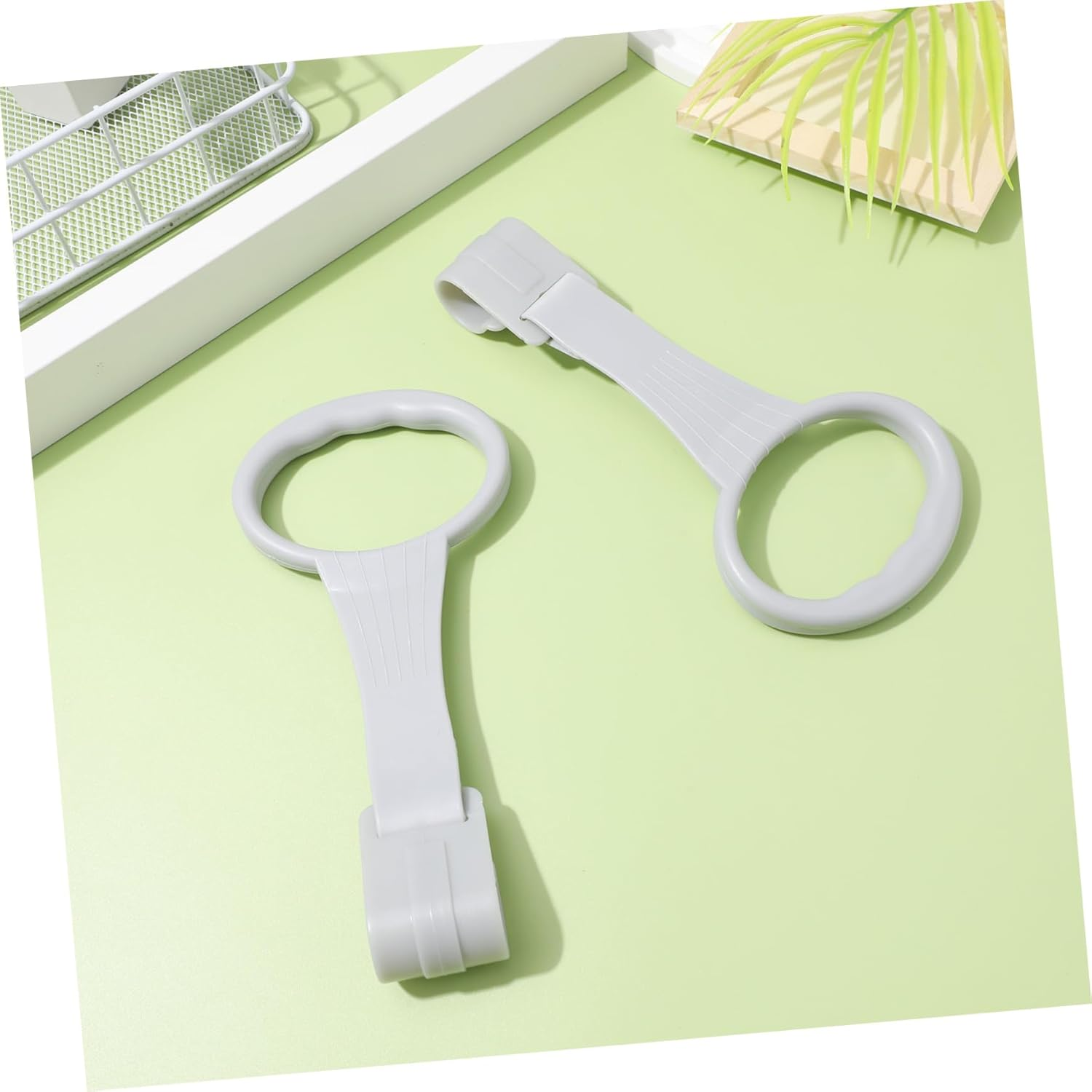 JOINPAYA 1Pair Portable Stand up Boy Girl Pull up Exercise Assistant for Walking Lightweight Travel-Friendly Boy Girl Support Safe Grasping Bar for Crib Use Bright Colors for Engaging Play image number 1