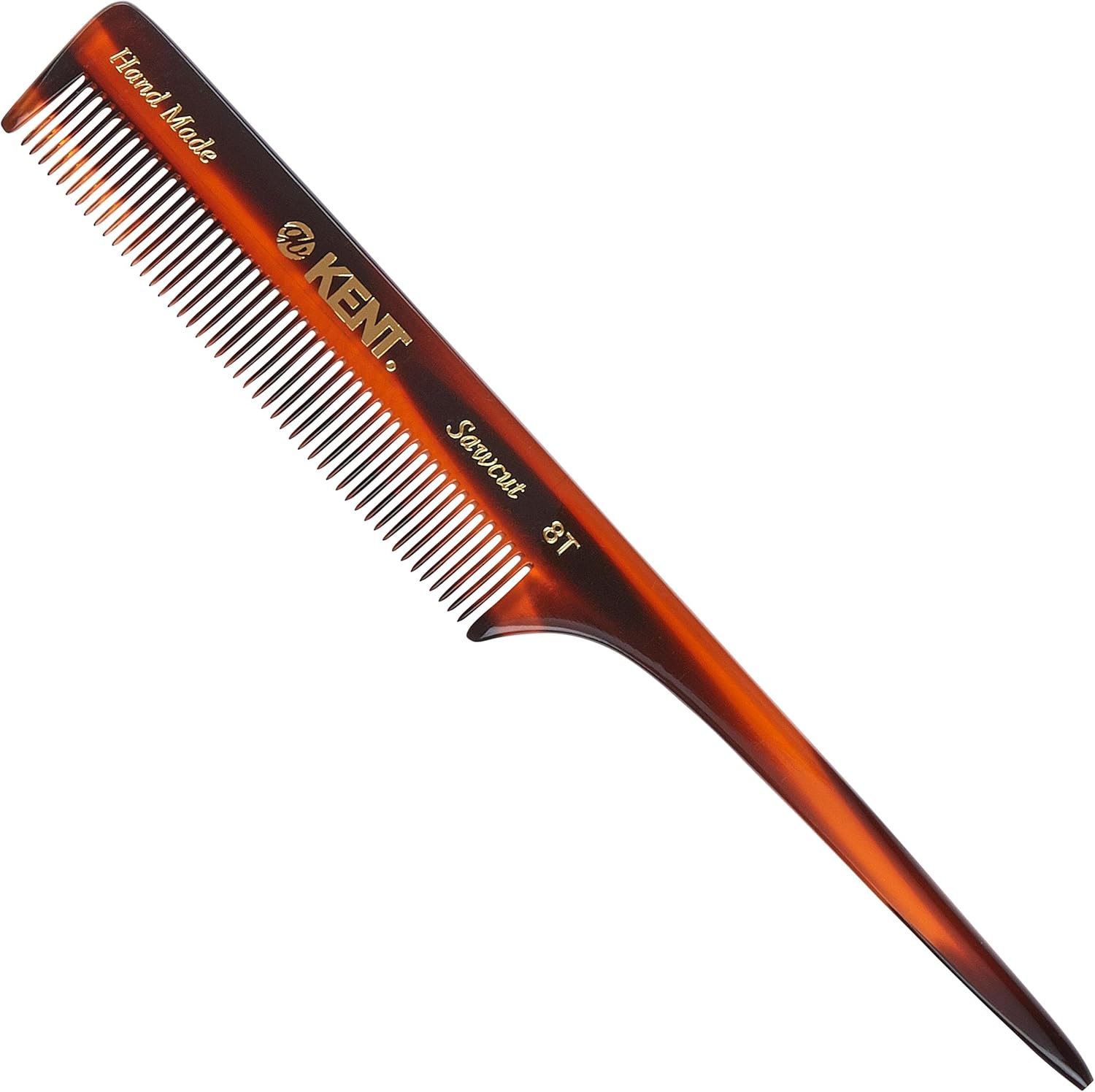 Kent Brushes Handmade Comb a 8T Tail Comb for Women image number 1