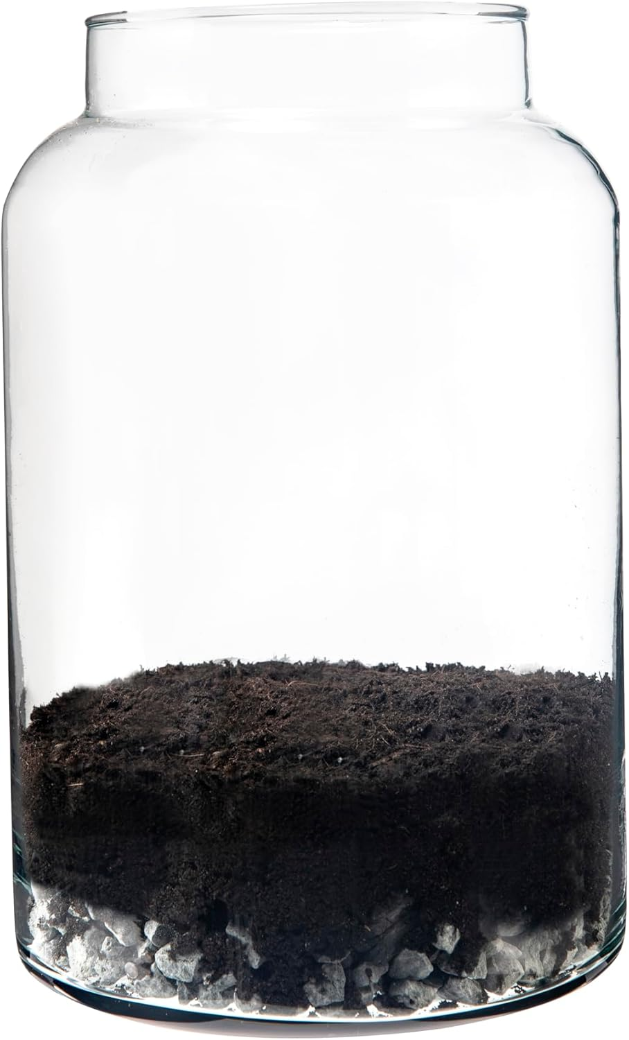 Generic Terrarium Glass Bottle with Lid, Clear, Medium