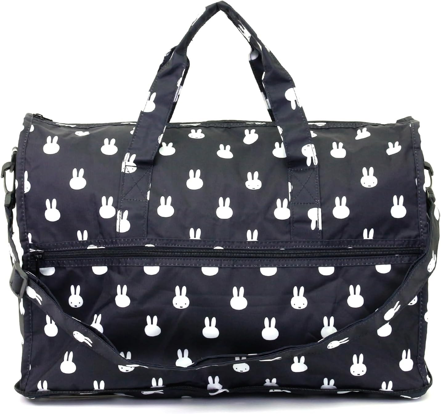 Hapitas Folding Bag, Small and Large Use, Carry On, Convenient for Traveling, Medium Boston B115 Menyface Black, 中型 image number 6