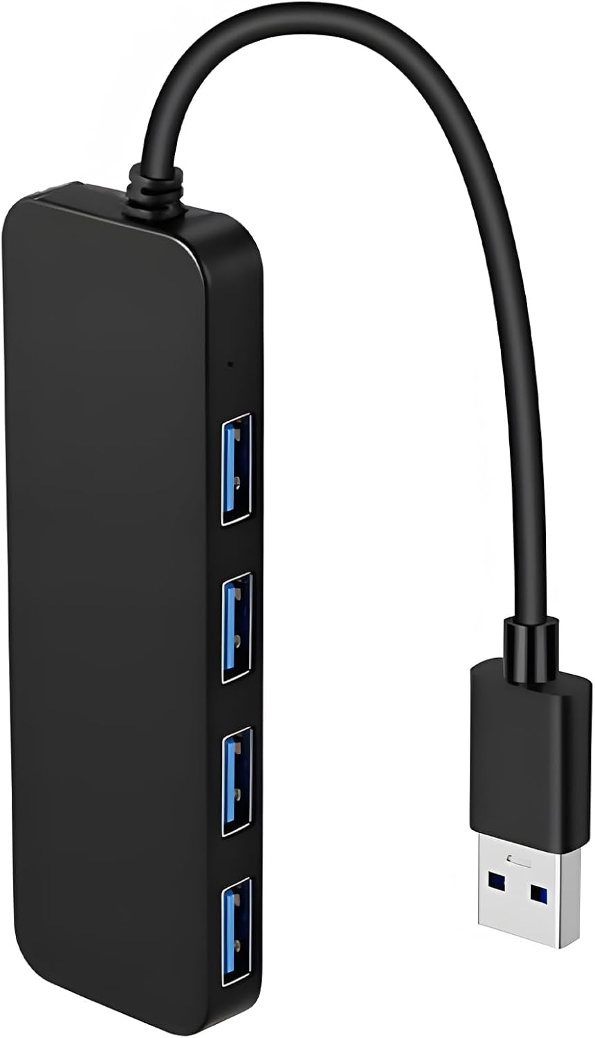4 Ports USB 3.0 Hub, Type a Splitter Multiport Adapter Splitter Extender - High Speed Data Transfer Expansion - Plug Play Portable Design - Laptop Desktop Computer Accessories Docking Station image number 6