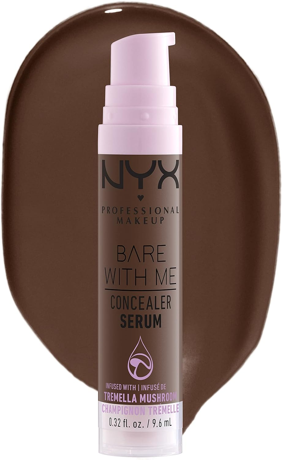 NYX Professional Makeup Bare with Me Concealer Serum 9.6 Ml, 2.5 Medium Vanilla