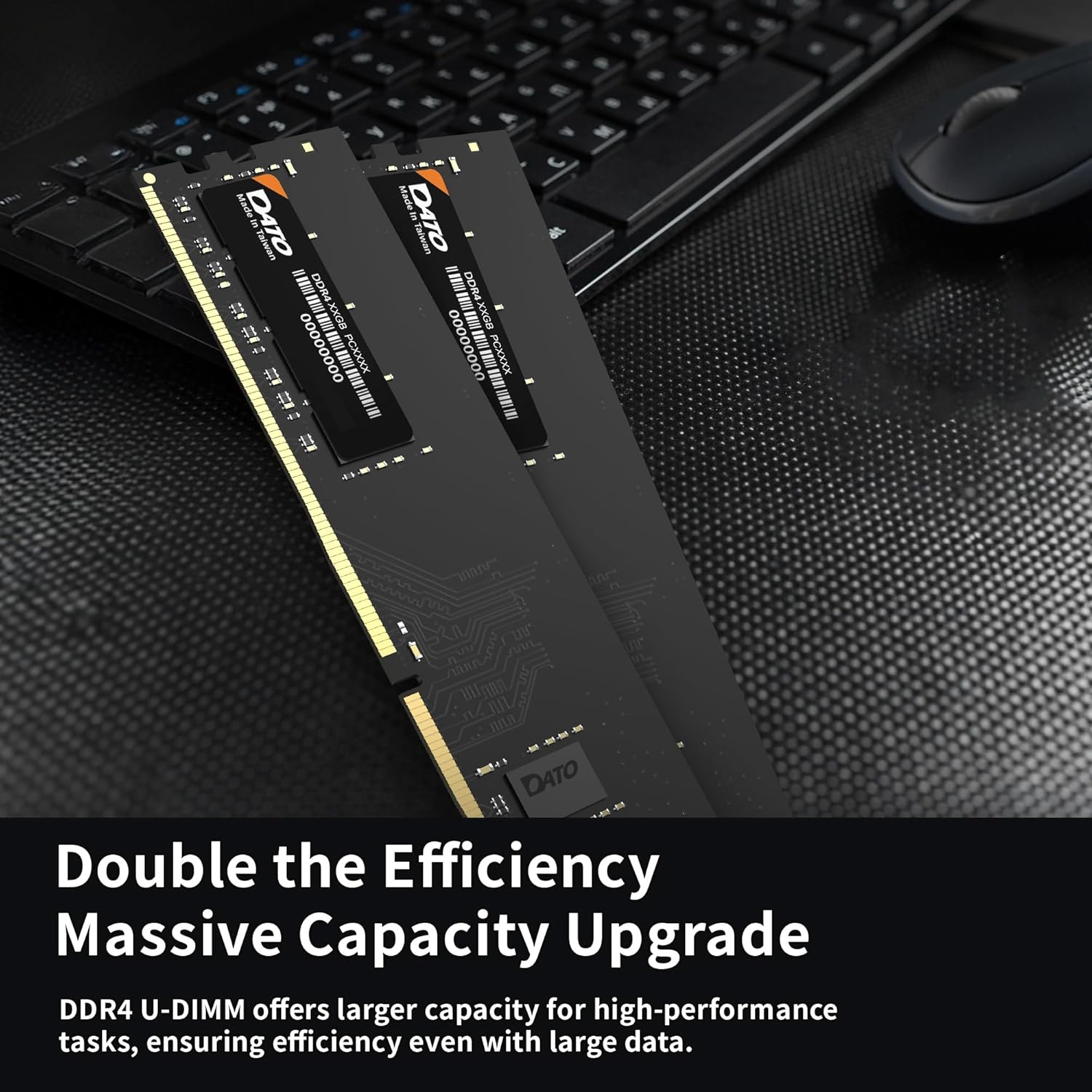 DATO DDR4 RAM 32GB | 16Gbx2 | Memory RAM 3200Mhz CL22 PC4-25600 1.2V 288-Pin Non-Ecc Unbuffered Dimm | Desktop Memory Module Udimm image number 4