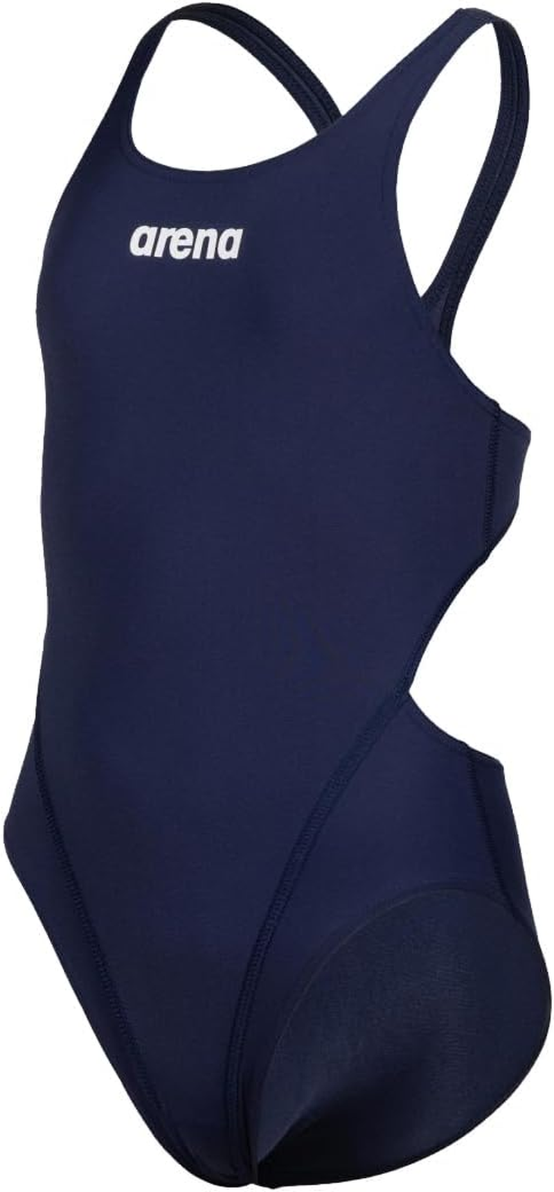Arena Girl'S Girl'S Team Swimsuit Swim Tech Solid One Piece (Pack of 1) Navy-White image number 3