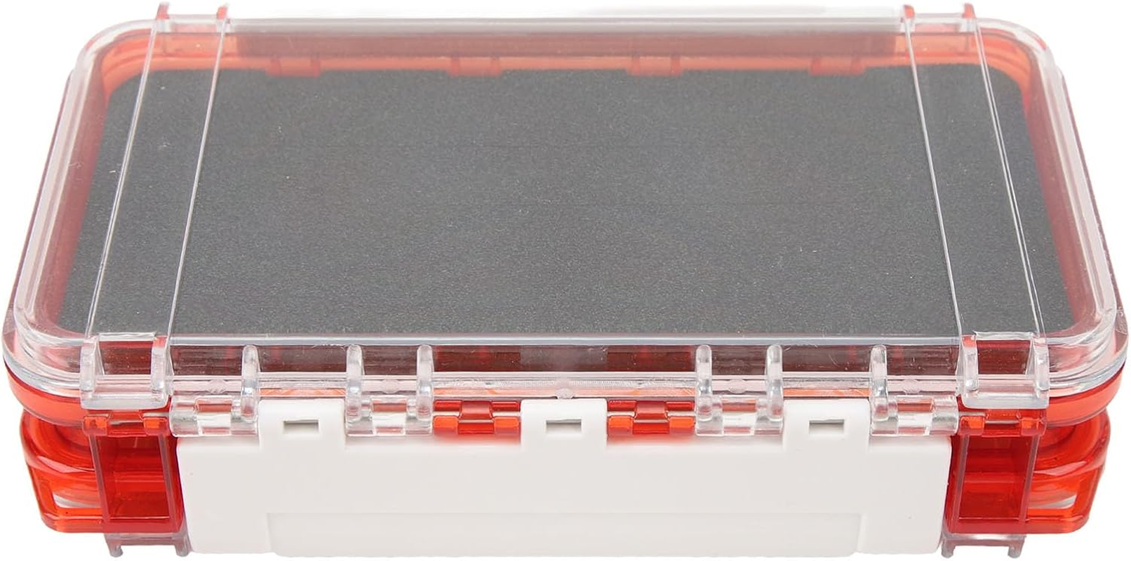 Fish Tackle Storage Box, Multi Compartment Portable PP Fishing Tackle Trays for River Fishing (Red) image number 3