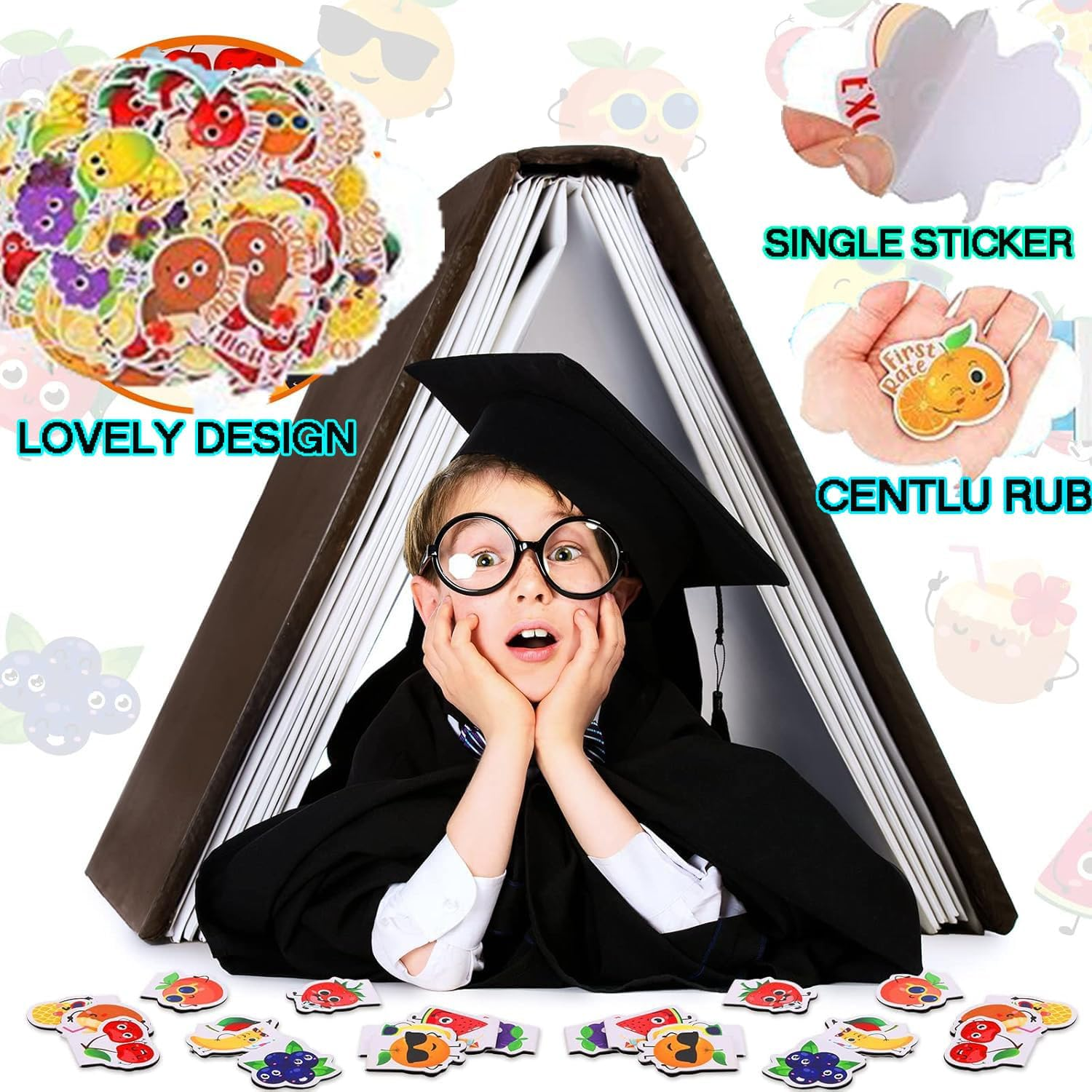 156 Pcs Sufficient Quantity Scratch and Sniff Sticker for Kids Classroom Smelly Scented Motivational Reward Teacher Incentive Positive Stickers for Student Classroom Chart School Supplies image number 4