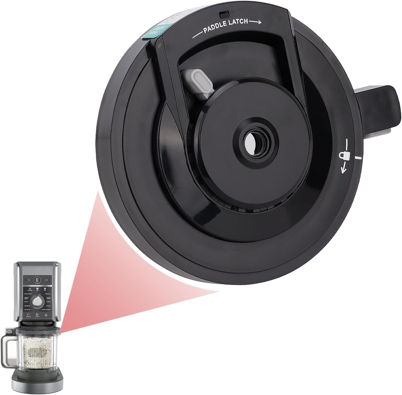 Replacement Paddle Blade for Ninja Creami NC300 Series Ice Cream Makers - Paddle Blade Replacement for Ninja Creamerizer NC299AMZ NC301 CN305A NC101 NC201