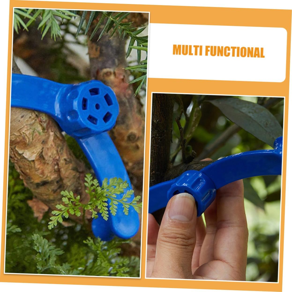 Milisten 6Pcs Fruit Tree Bender Gardening Tools for Tree Supports Plant Branches Clips Low Stress Fixing Clips Garden Bending Tool image number 6
