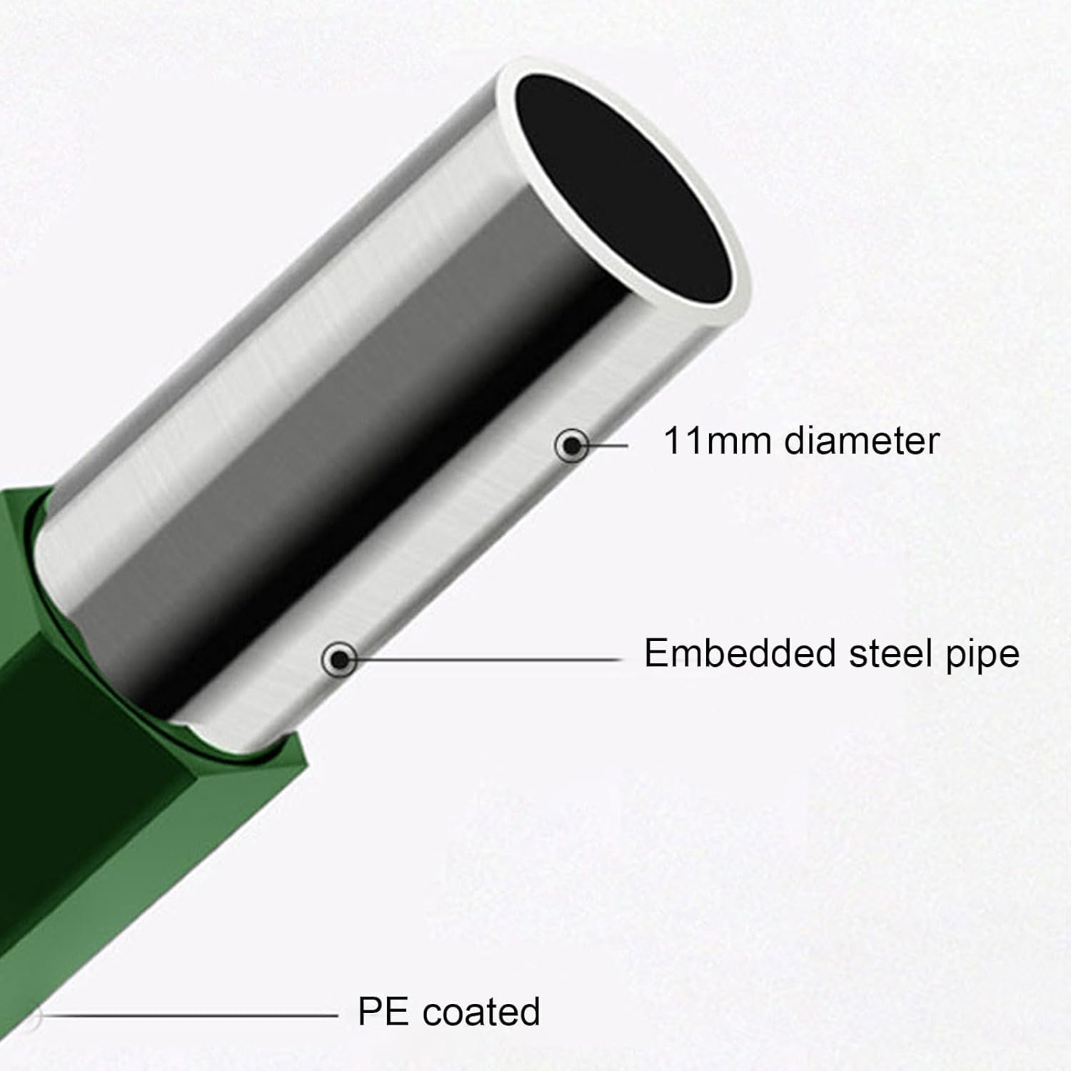 Portable Greenhouse Tent, Gardening Tomato Hot House with PE Cover 73X37X61, UV Proof, Reinforced Steel Frame for Indoor Outdoor Plant (100*250Cm) image number 5