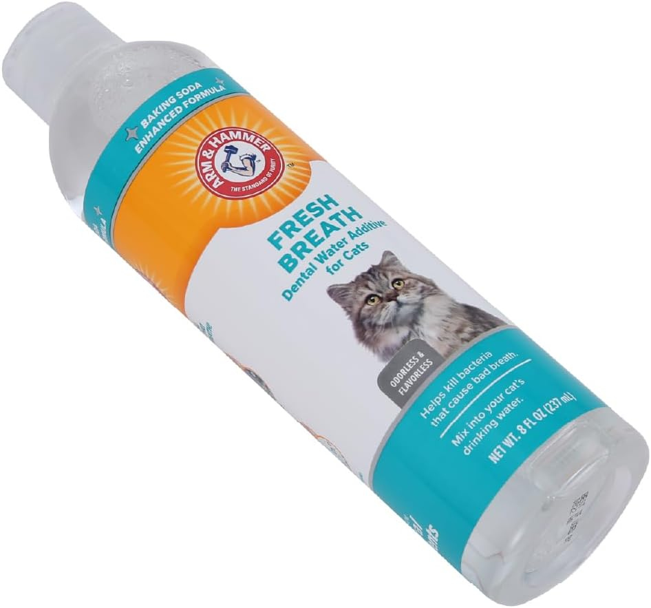 Arm & Hammer Odorless and Flavorless Fresh Breath Dental Water Additive for Cats 237 Ml image number 3