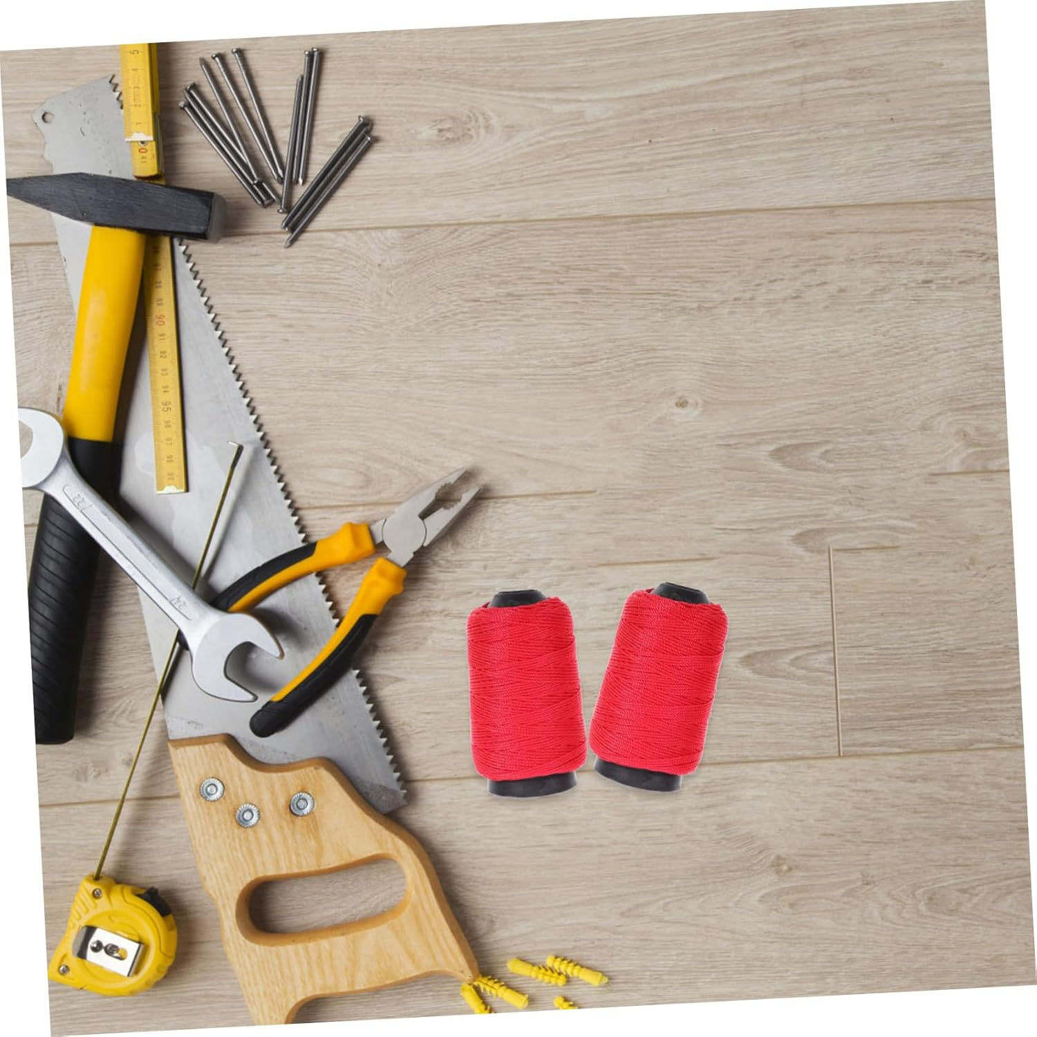 HYTROVE 4Rolls Heavy Duty Nylon Thread for Climbing Plants Outdoor Gardening Construction Crafts image number 2