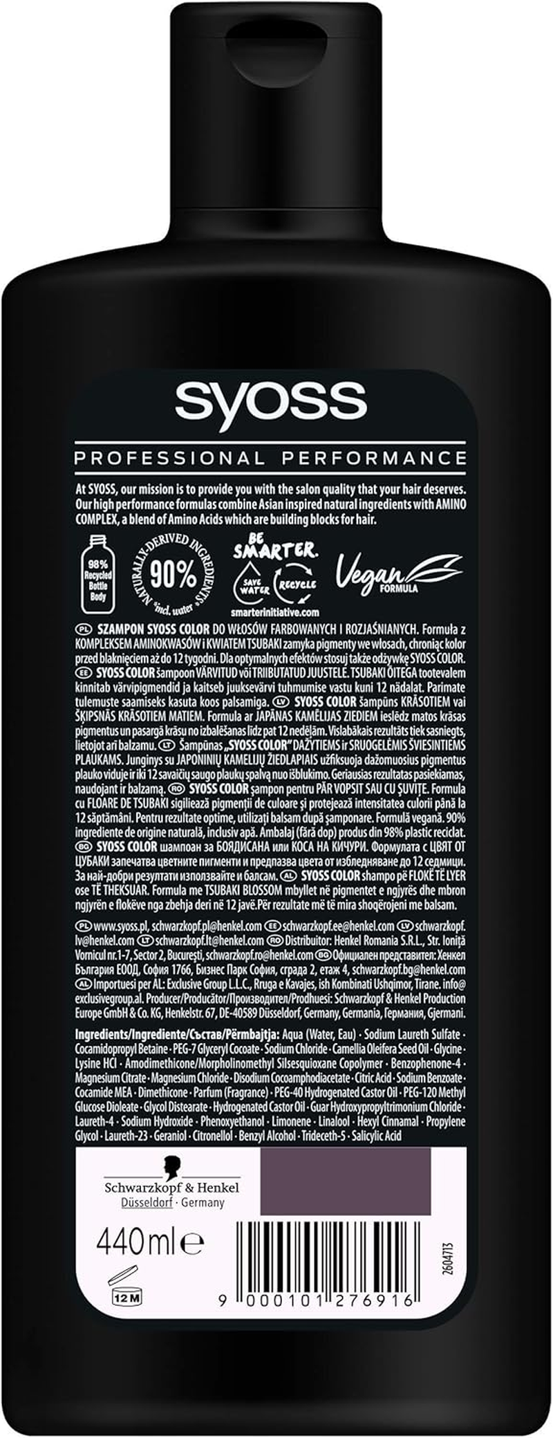 Syoss Color Protect Shampoo 440 Ml - Conditioner image number 1