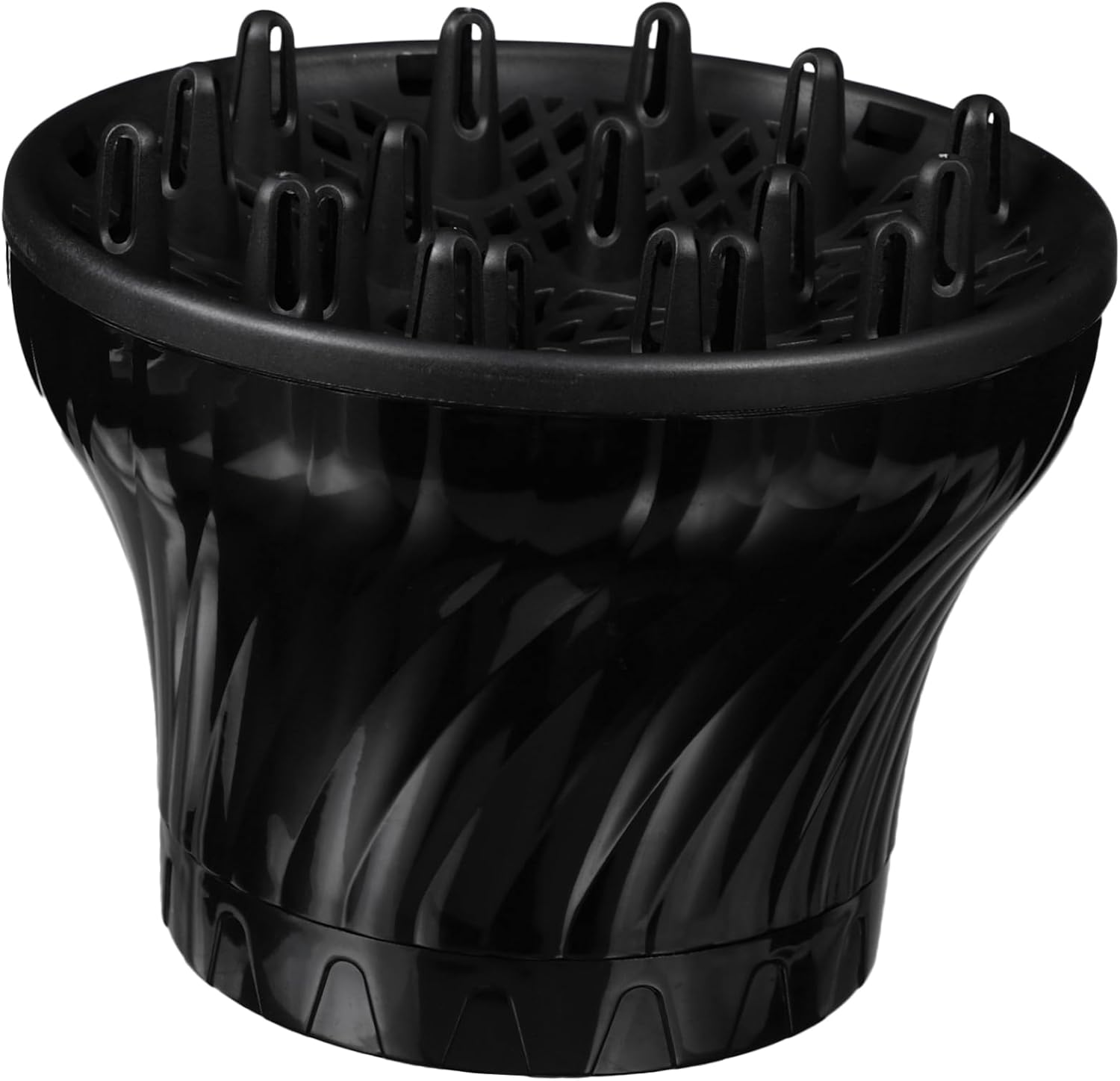 Healvian Portable Hair Dryer Diffuser Mask Plastic Blow Cover for Travel Curly Hair image number 4