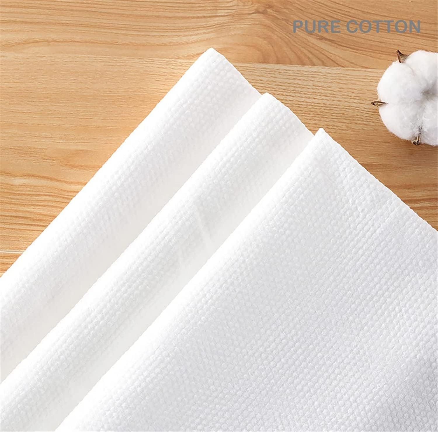 PENGQIMM Disposable Bath Towel,Big Shower Towels,Disposable Bath Towels Soft Absorbent Shower Bath Big Towels Body Towel,Portable Package for Travel,Hotel,Camping Use.27.5 X 55 Inch, White, 6 Pack image number 2