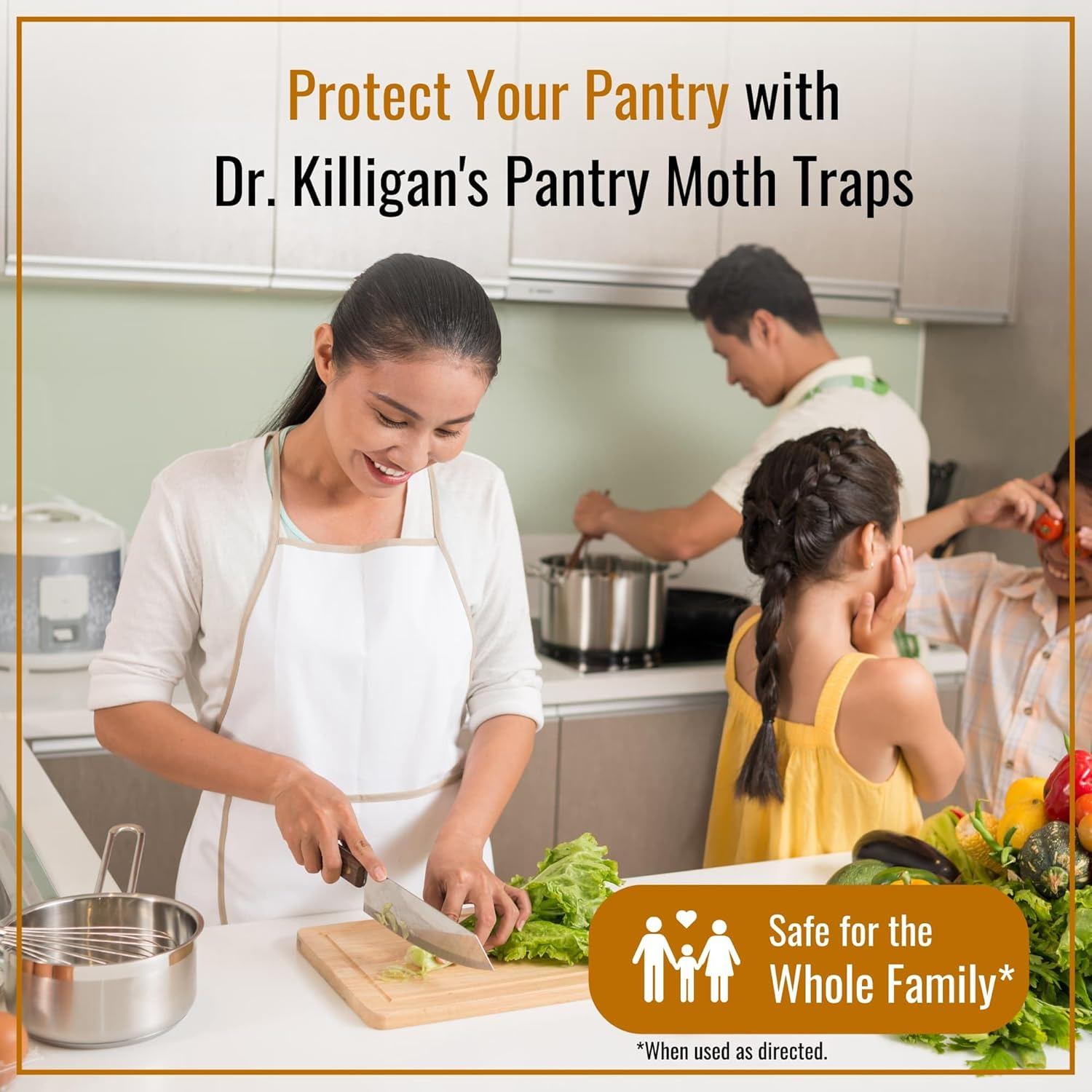 Dr. Killigan'S Premium Double Potent Pantry Moth Traps with Pheromones Prime, Indian Meal Moth Traps for House, How to Get Rid of Moths in House (6 Count, Blue) image number 2