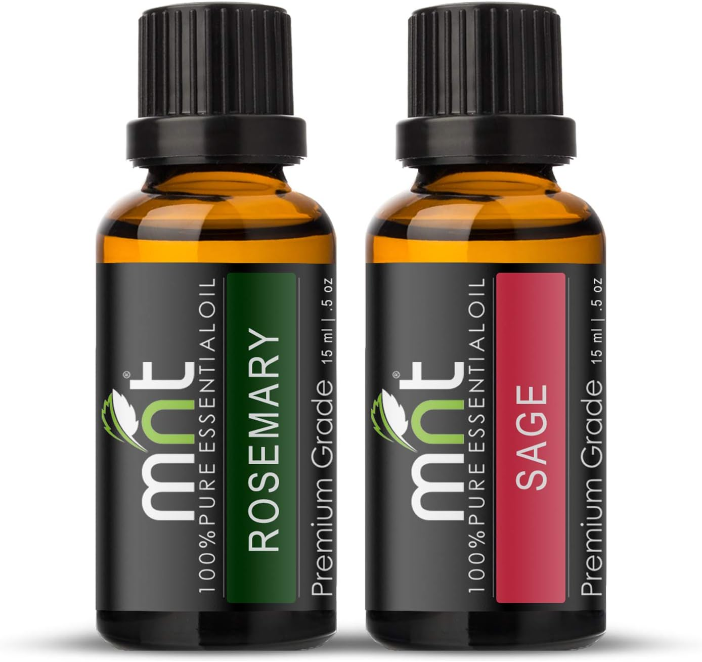MNT Combo of Rosemary Oil and Sage Oil for Hair Growth, Skin Care (Each 15ML) - 100% Pure Natural Oil image number 2