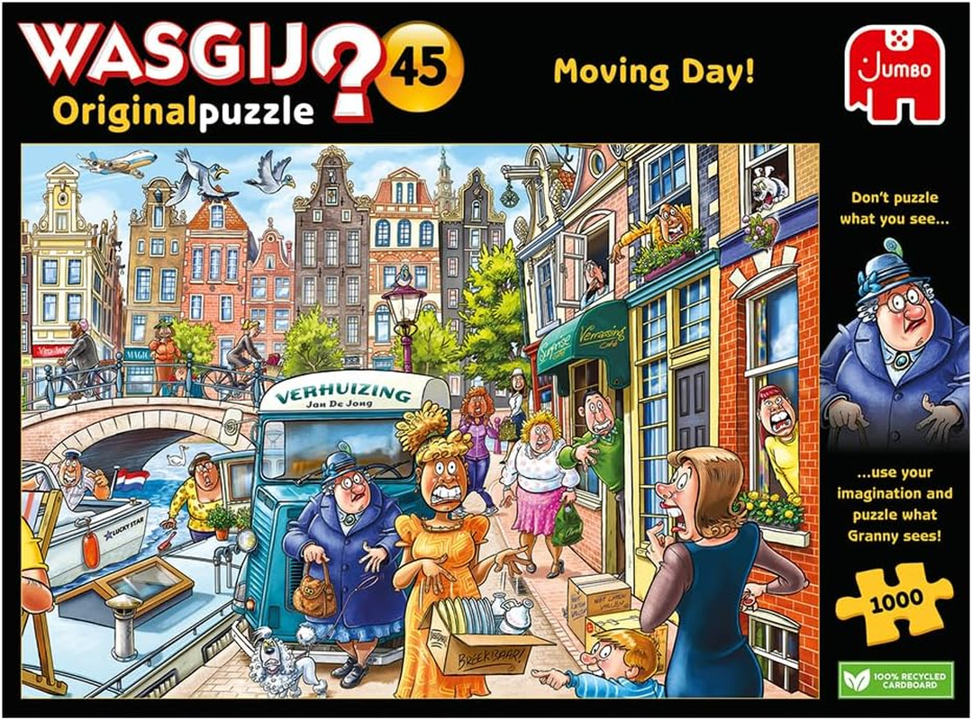 Wasgij Original 45 Moving Day Unique 1000 Piece Jigsaw Puzzle