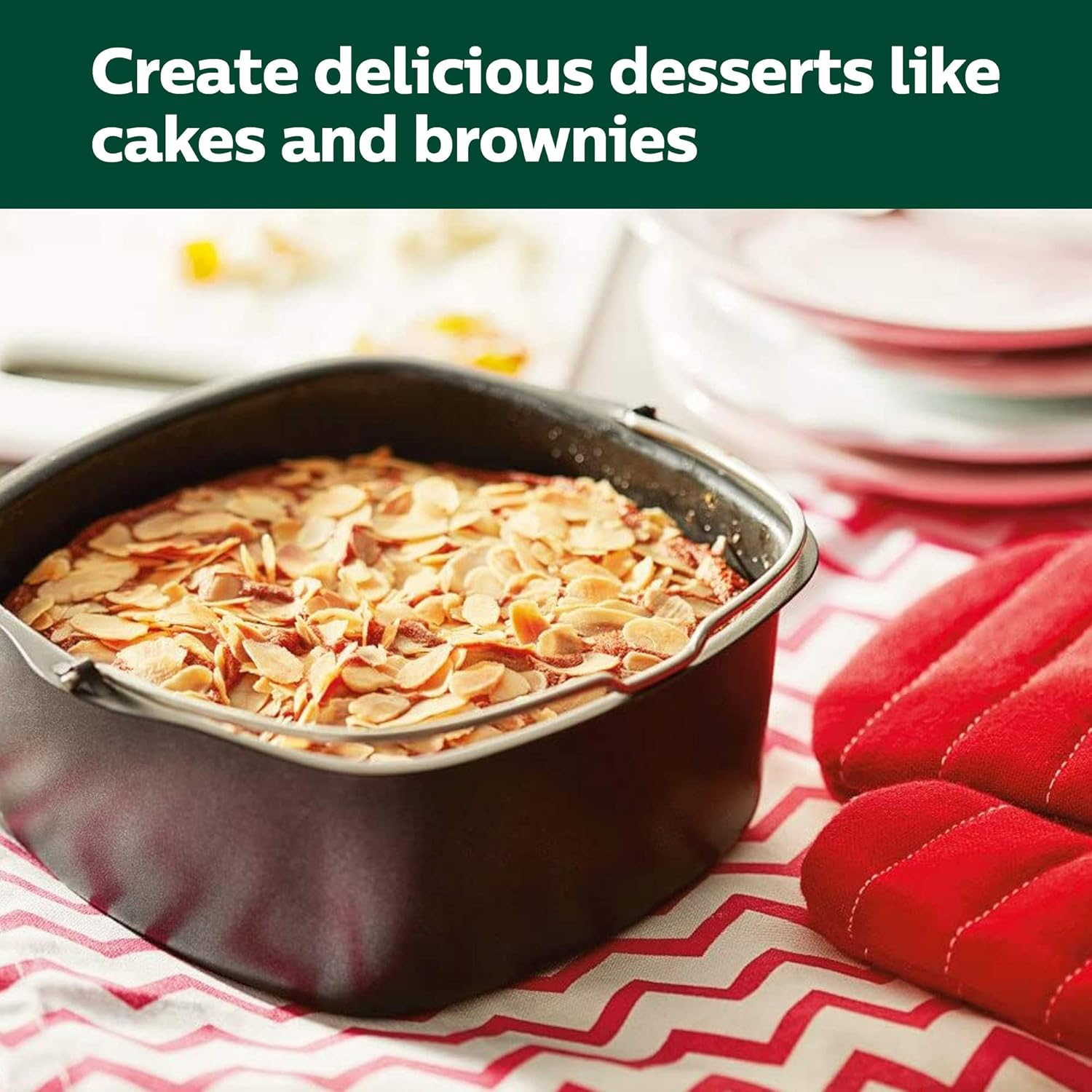 Philips Kitchen Appliances Master Accessory Kit with Baking Pan and Silicone Muffin Cups, XXL Models, Black image number 1