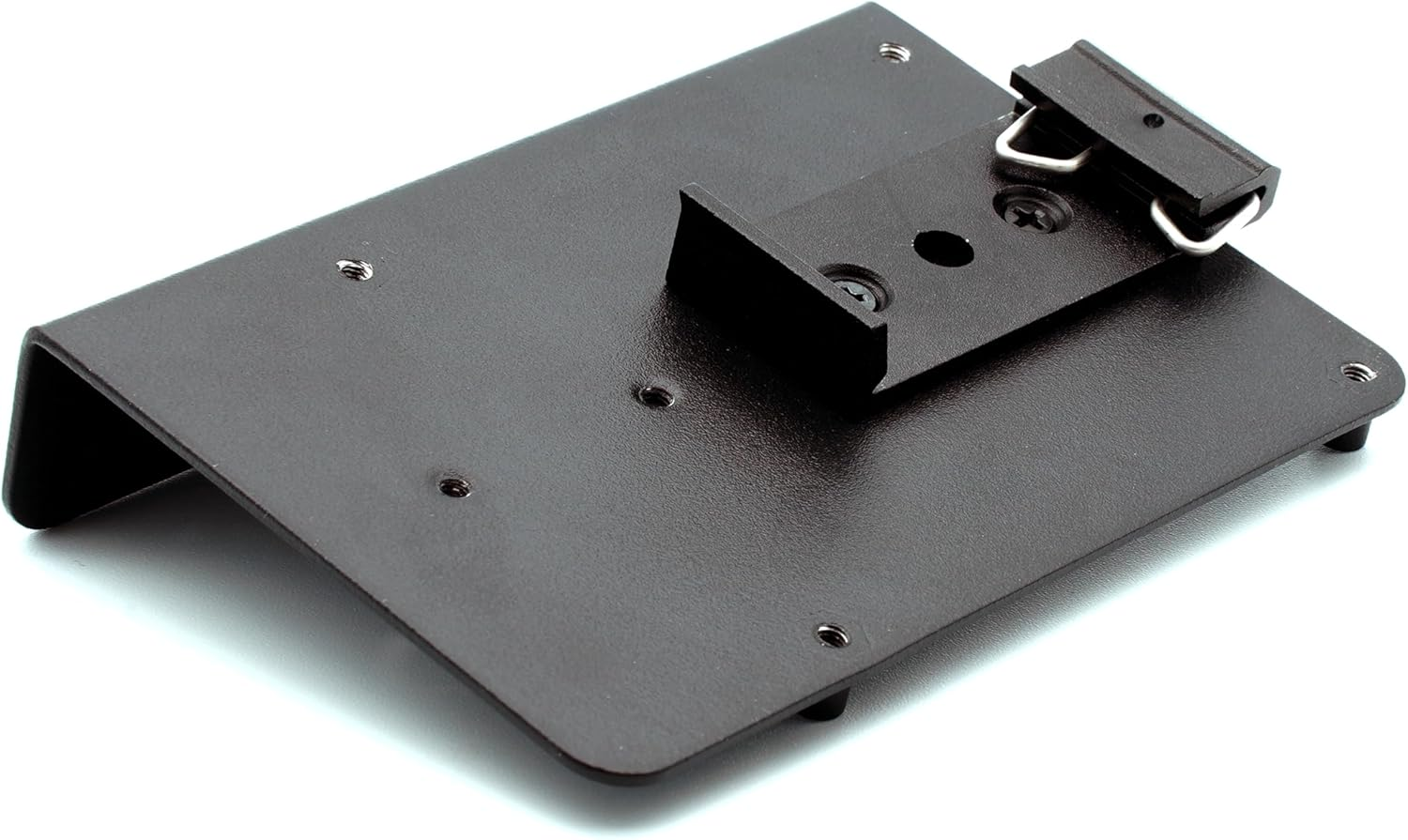 KKSB Raspberry Pi DIN Rail Clip Bracket - Compatible with Raspberry Pi 5, 4B, 3B and Other Sbcs with the Same Screw Hole Pattern - Powder-Coated Steel - 6X Clip-Mounting Positions image number 4